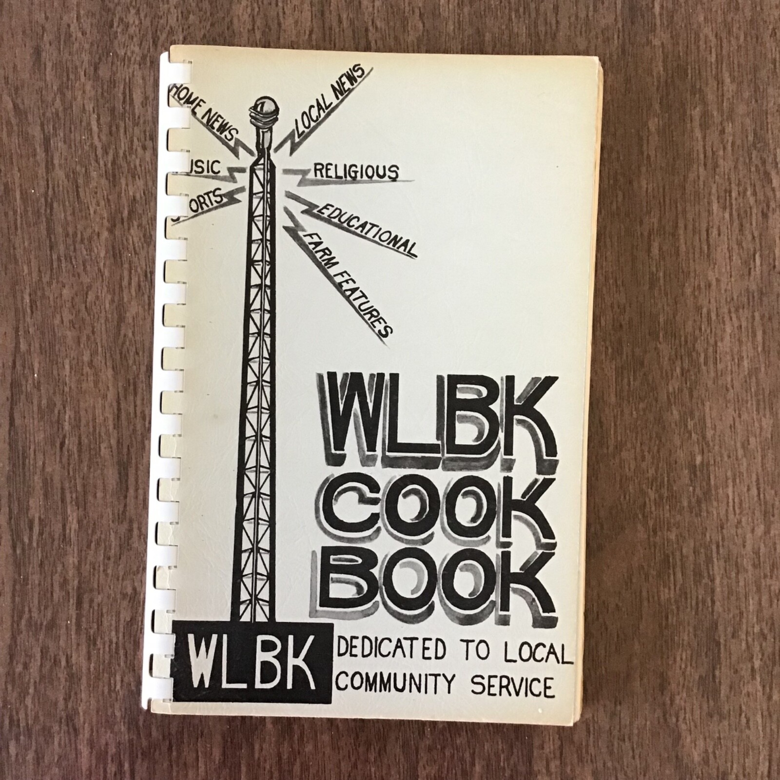 Rare DeKalb Illinois 1360 WLBK Local Radio Vintage 1960 Cookbook