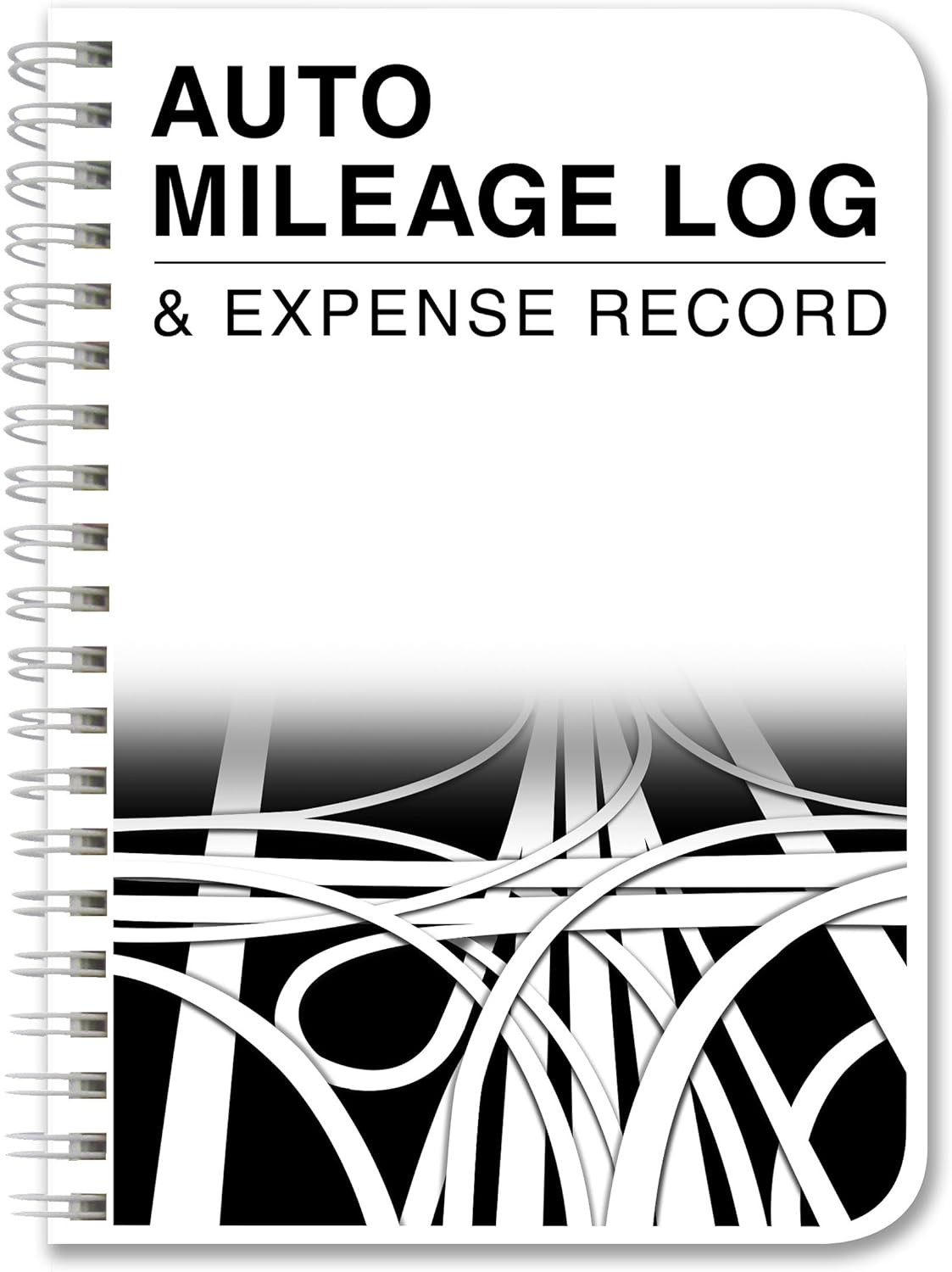 Auto Mileage Log Book Expense Record For Taxes 5×7 Wire O 126 Pages USA