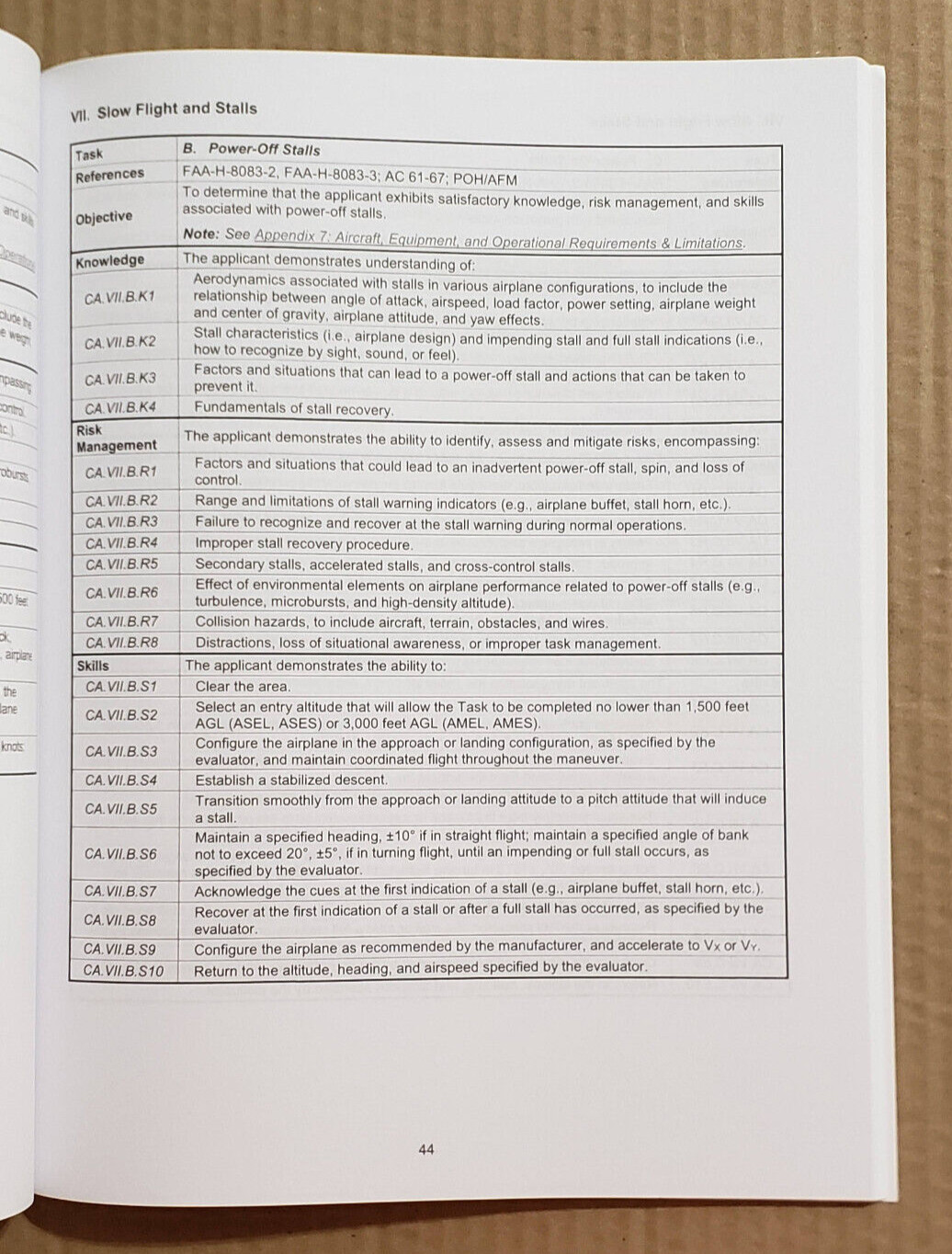 Commercial Pilot Airplane Airman Certification Standards FAA-S-ACS-7A June 2019