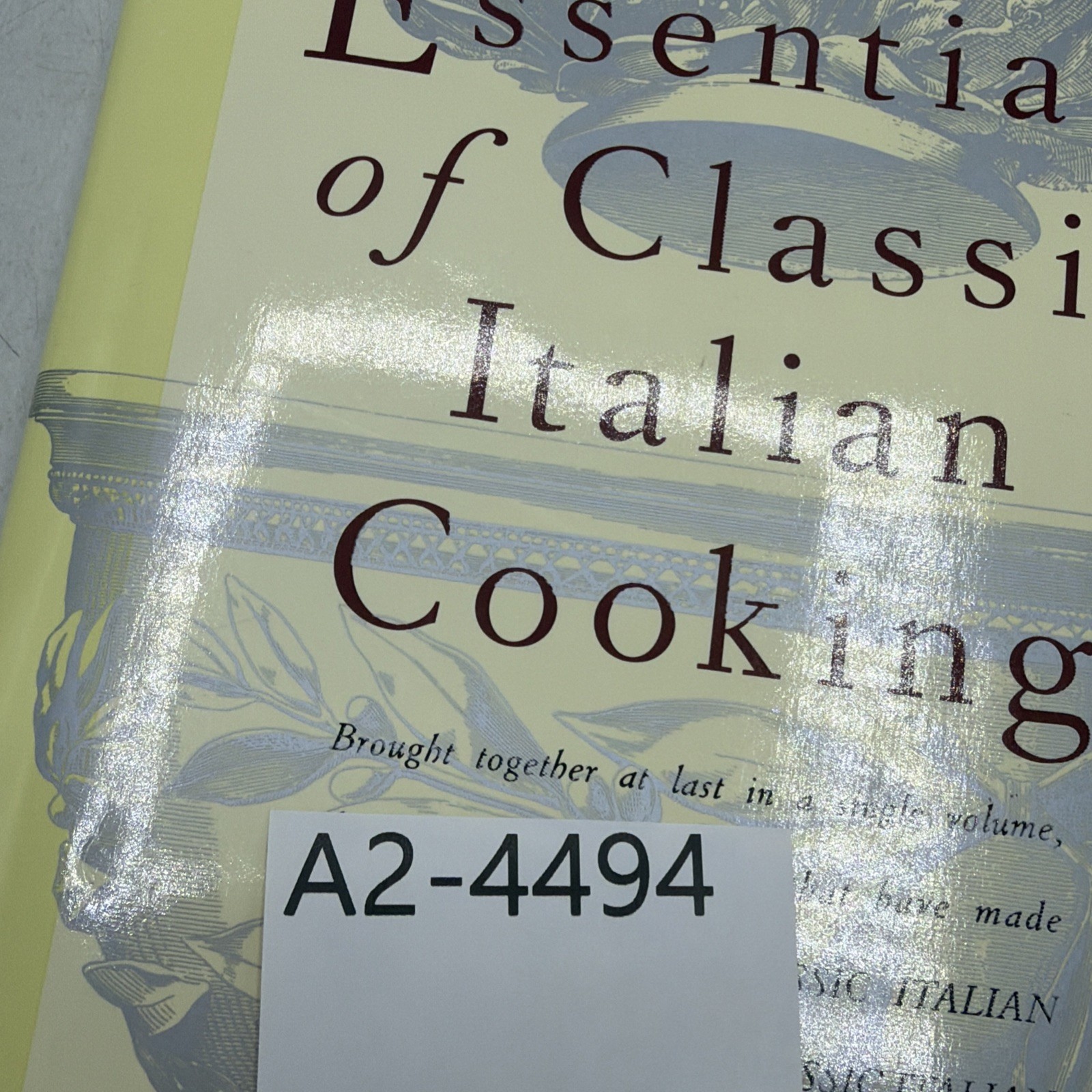 Essentials of Classic Italian Cooking by Marcella Hazan 1993 Cookbook : VeryGood