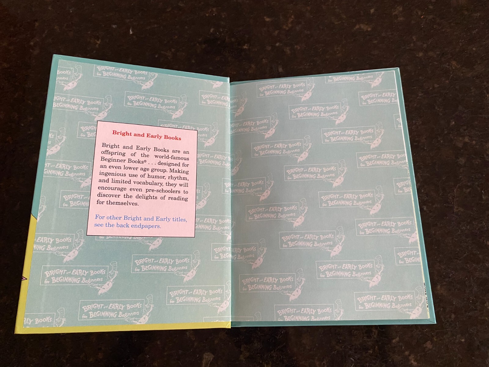 Dr Seuss Book of Animals Beginner Book Hardcover 6.75″ x 9.25″