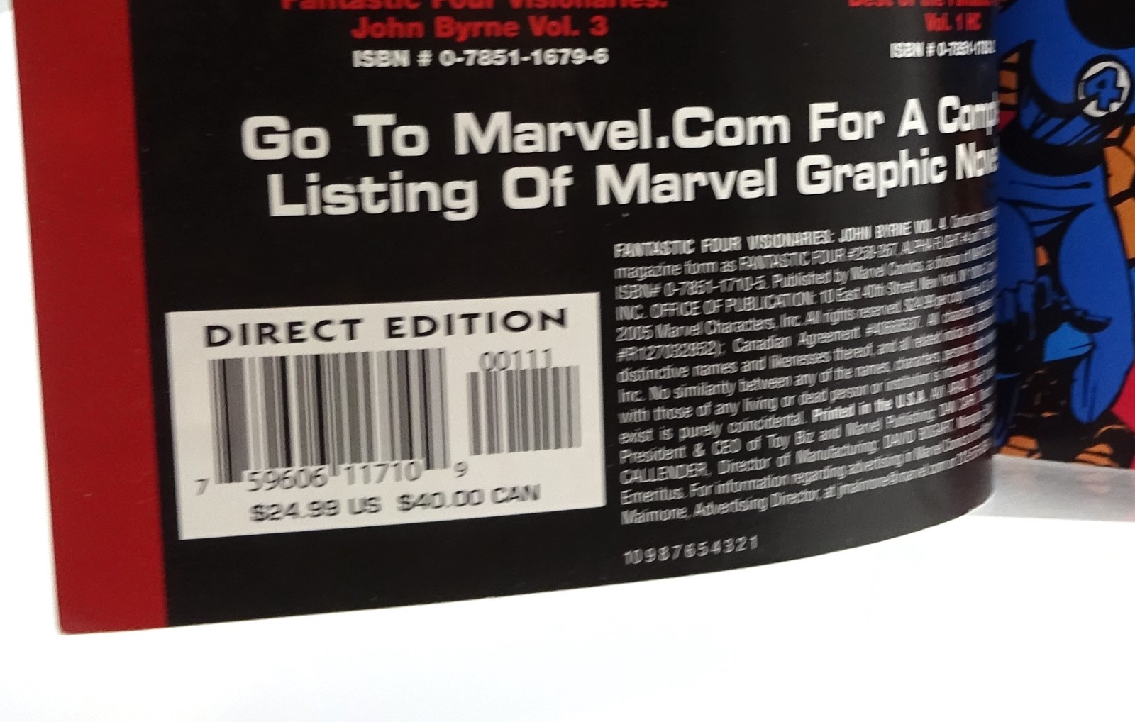 Fantastic Four Visionaries Volume 4 John Byrne Marvel PB 1st Printing 2005