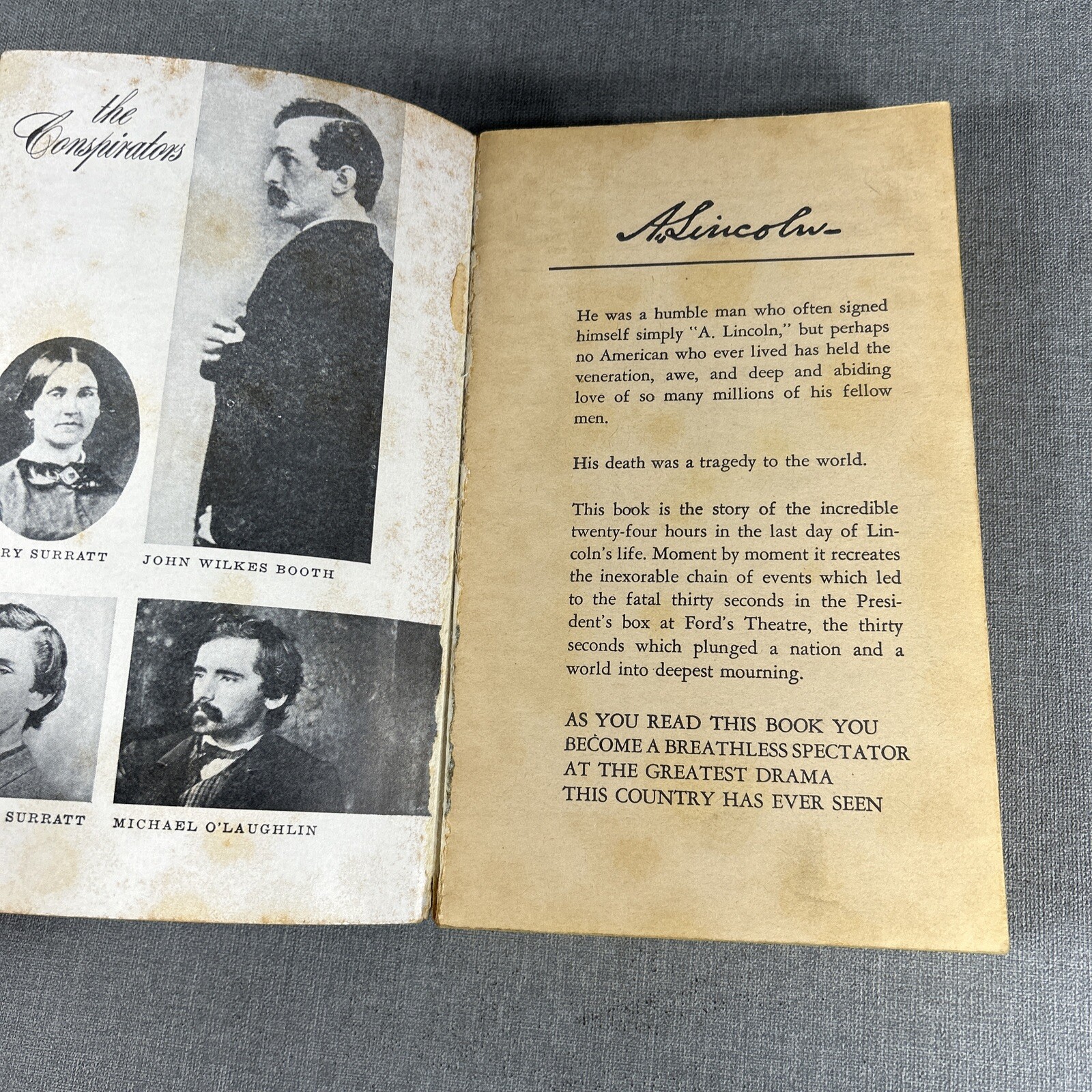 Abraham Lincoln Malice Toward by Oates ~ Stefan Lorant Jim Bishop 3