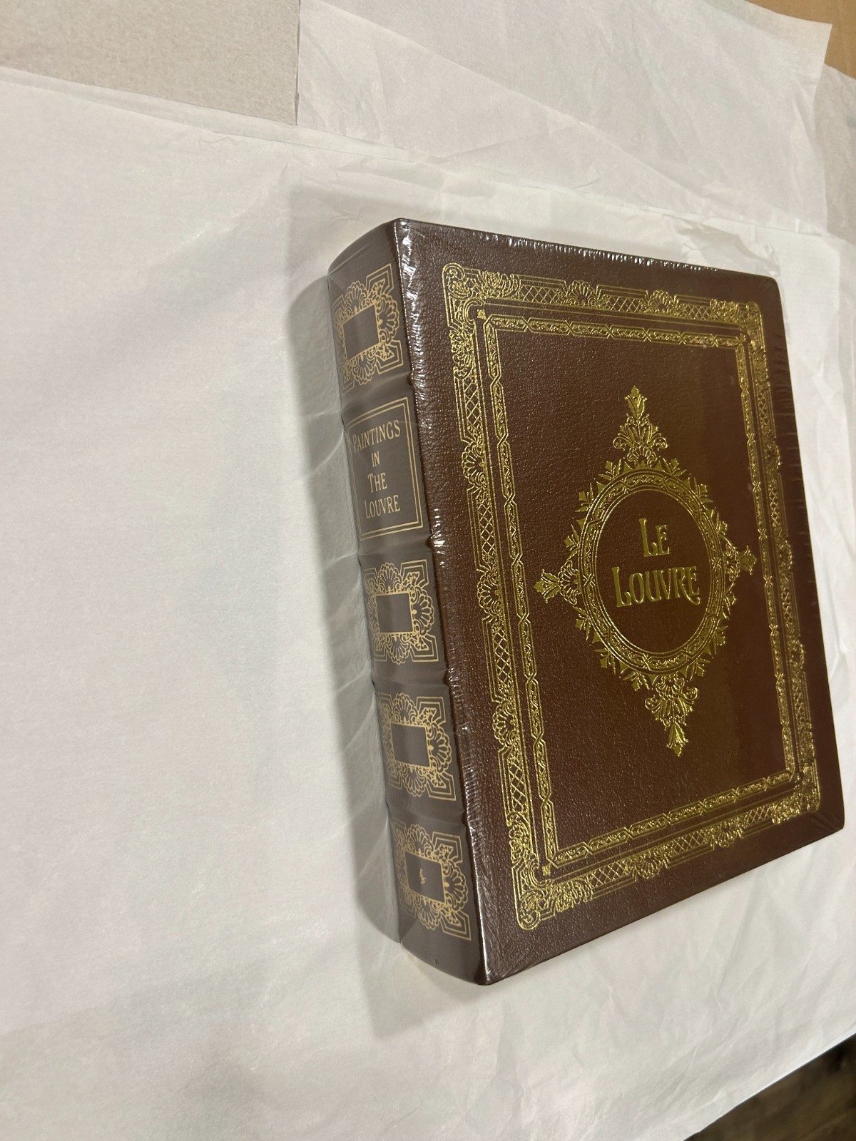 Great Gift! PAINTINGS IN THE LOUVRE Easton Press Leather, Sealed Collectors Ed.