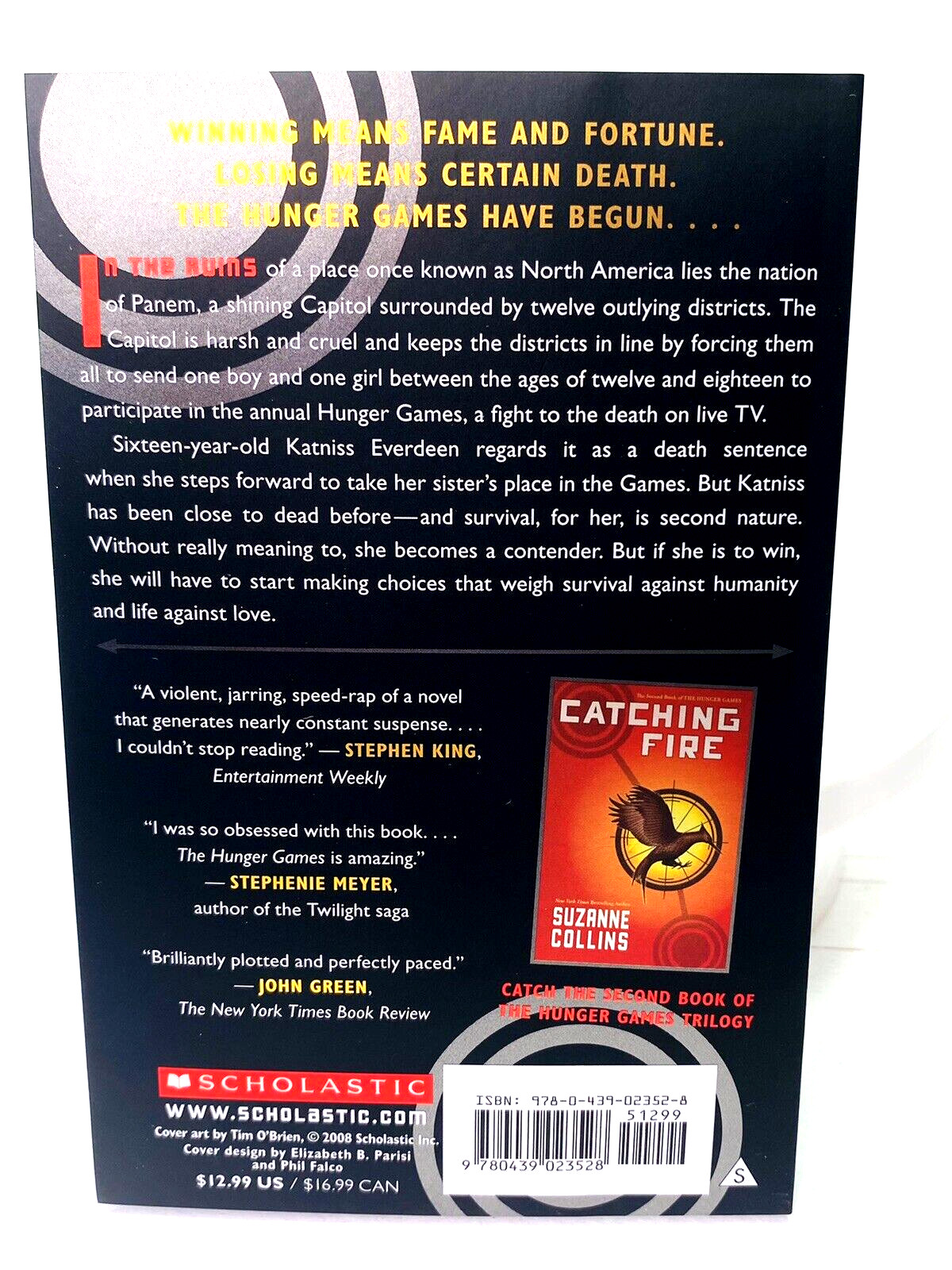 The Hunger Games Trilogy Catching Fire Mockingjay SC Softcover Case Collins