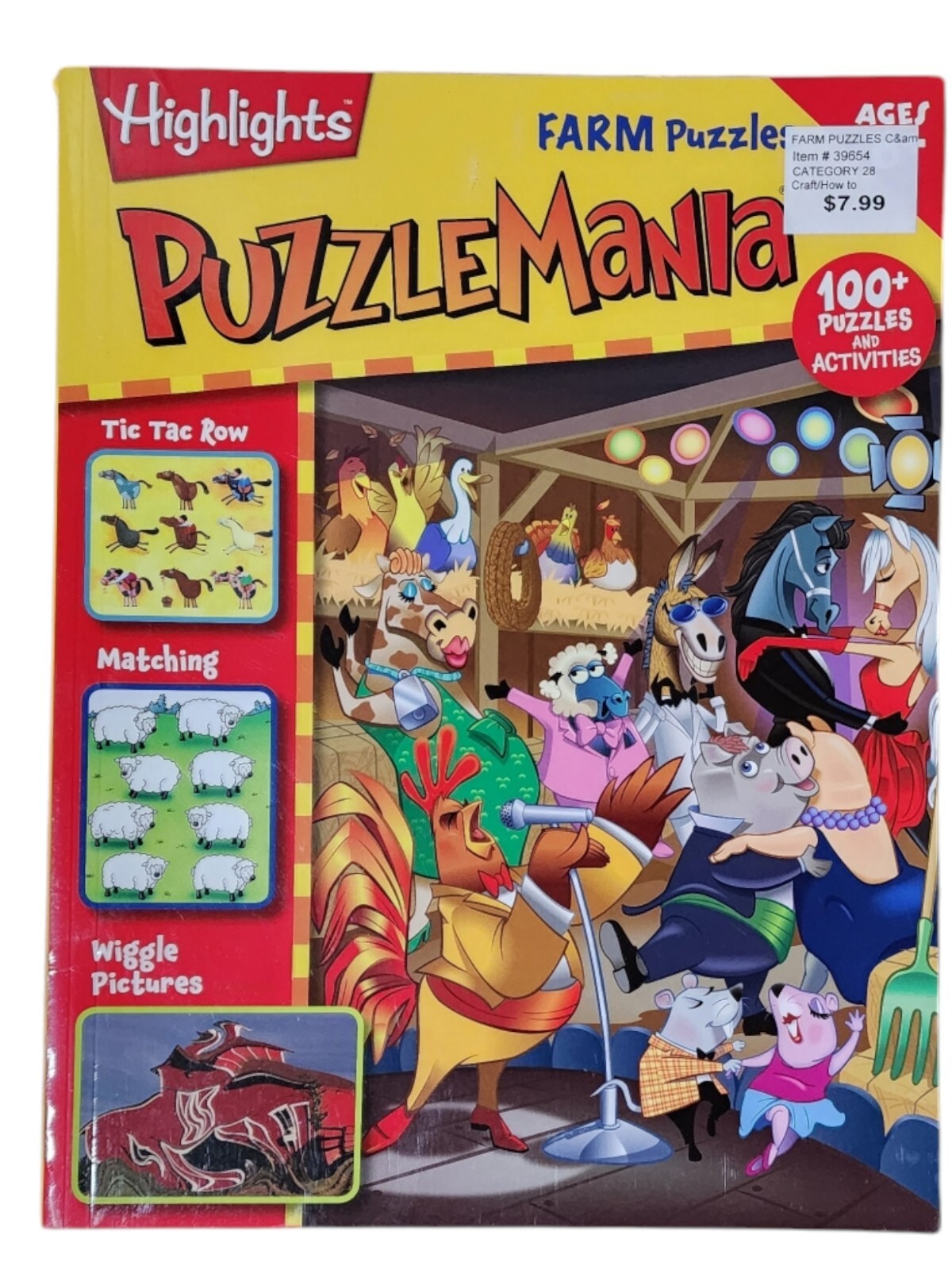 Highlights 6 Book Lot Amazing Mazes, Do You Doodle, PuzzleMania, Hidden Pictures