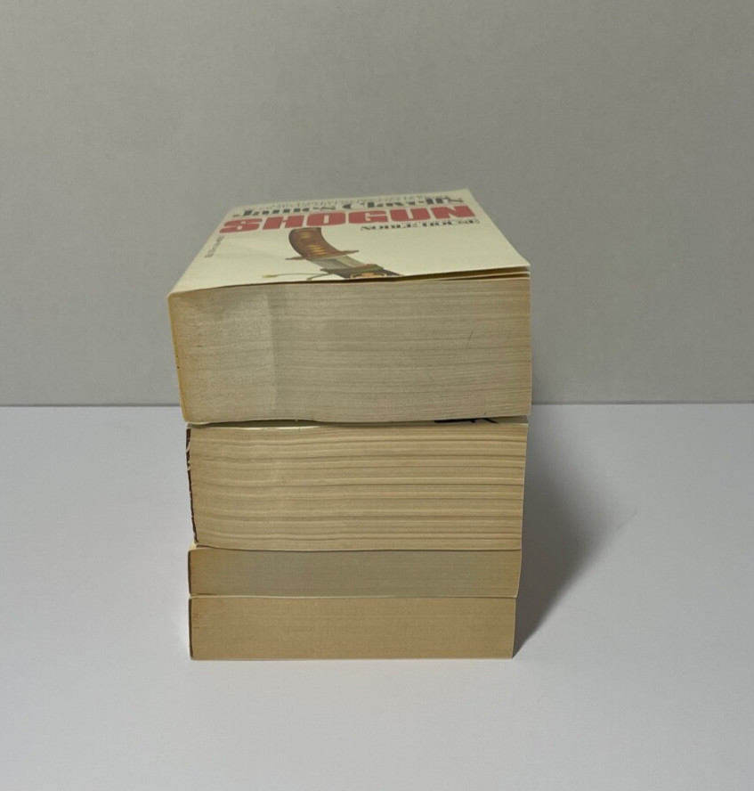 Vintage James Clavell Box Set Shogun Noble House King Rat Taipan Paperbacks