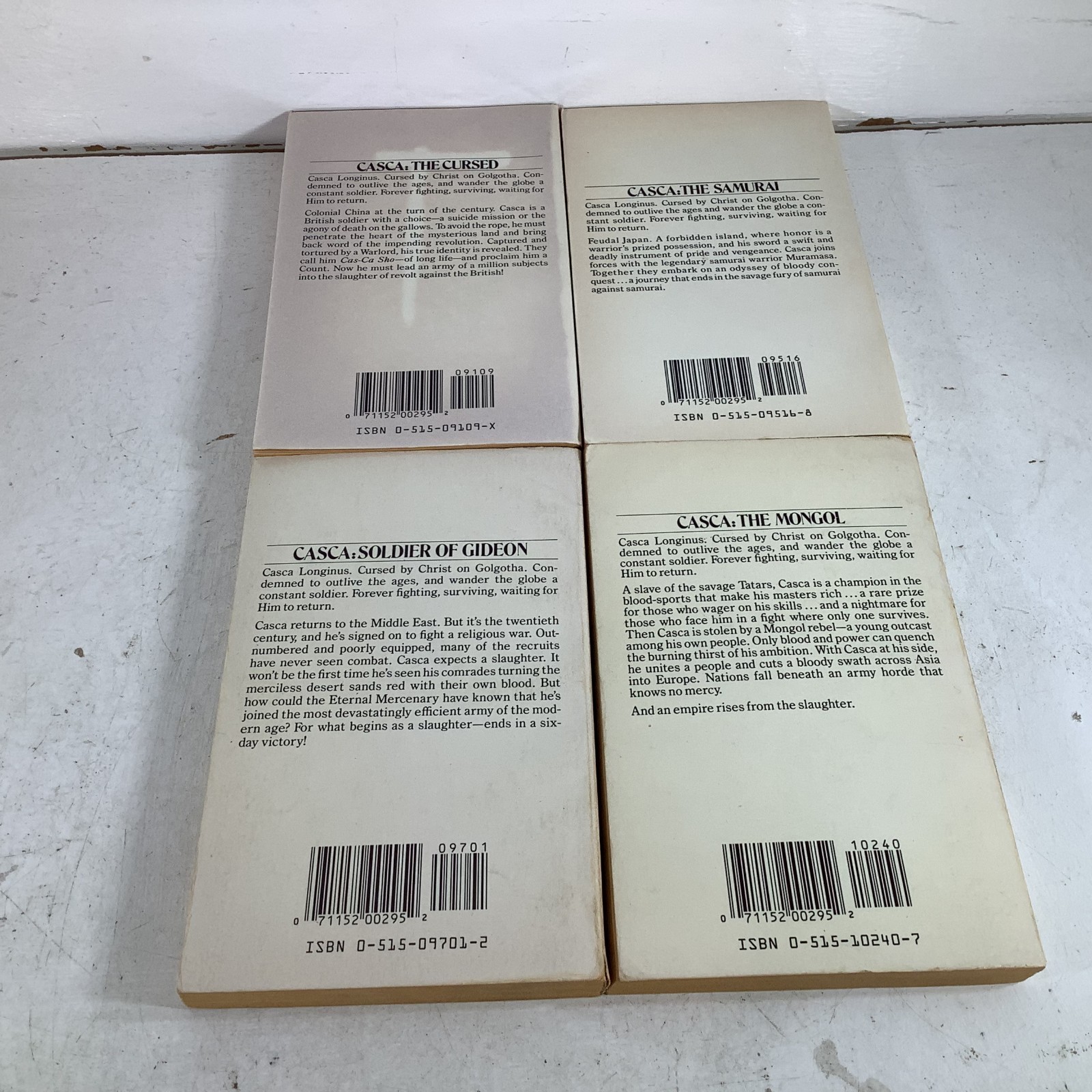 Casca the Eternal Mercenary Lot 20 Barry Sadler 1-16 18-20 22 ACE Charter PB VG