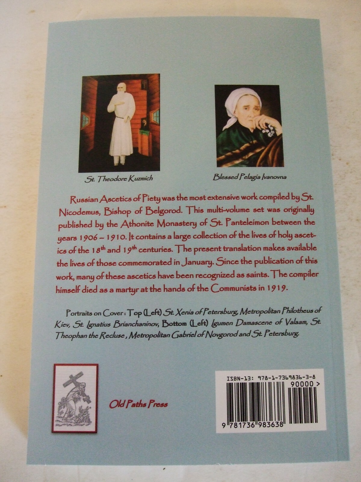 Russian Ascetics of Piety of the 18th and 19th Centuries: January.
