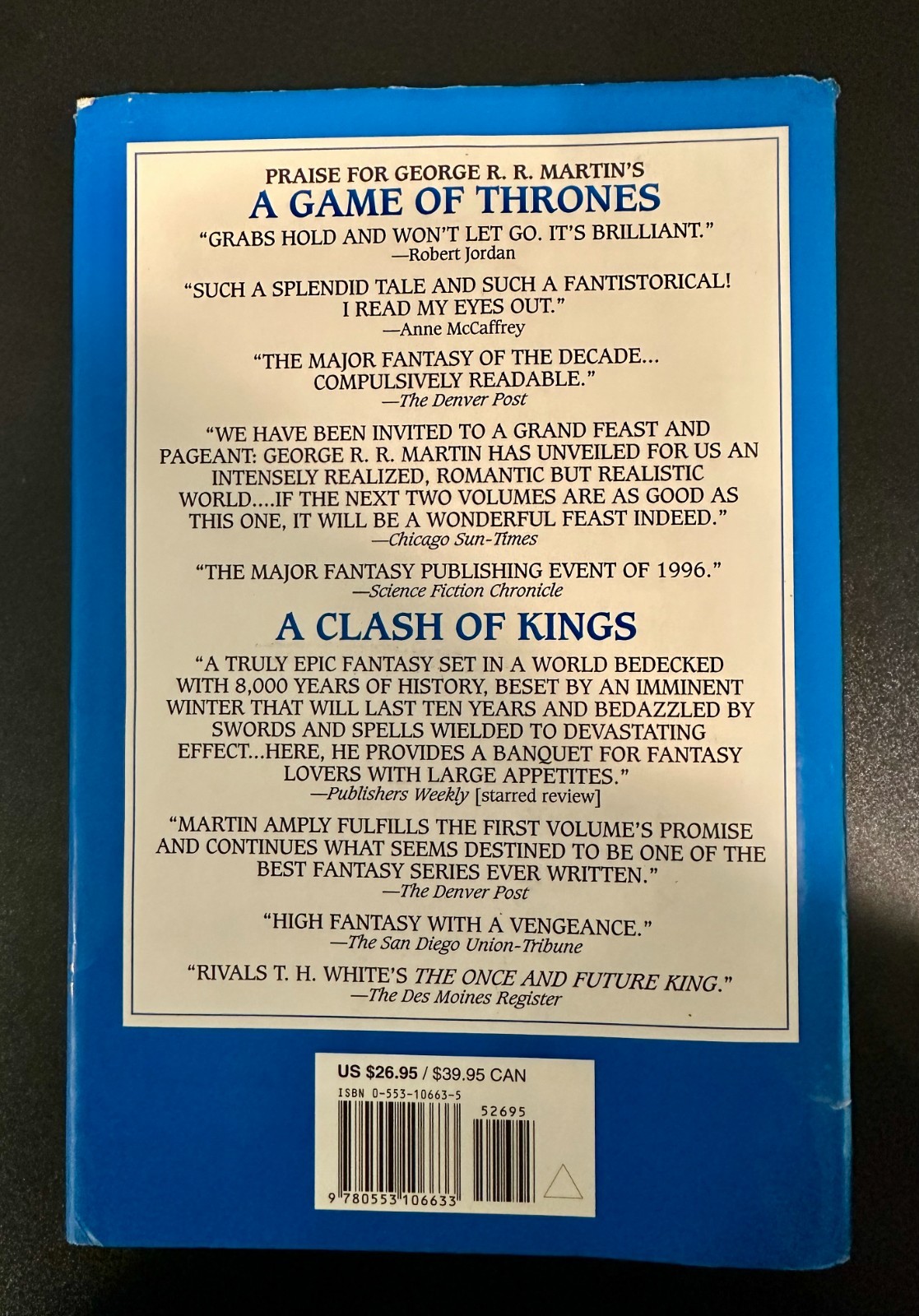 A Storm of Swords by George R.R. Martin **First Edition, First Printing, HC**