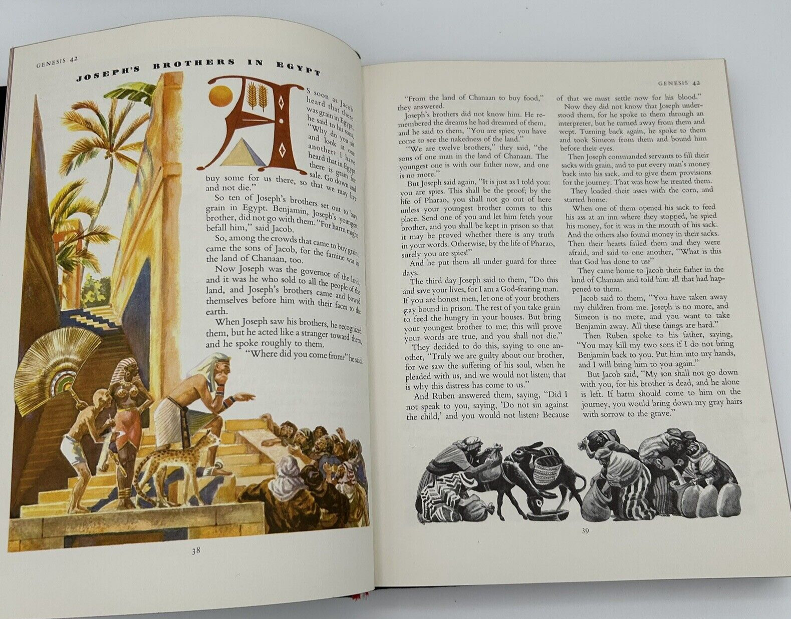 Catholic Children’s Bible-Abridged- Illustrated- Hardcover- Guild Press 1960
