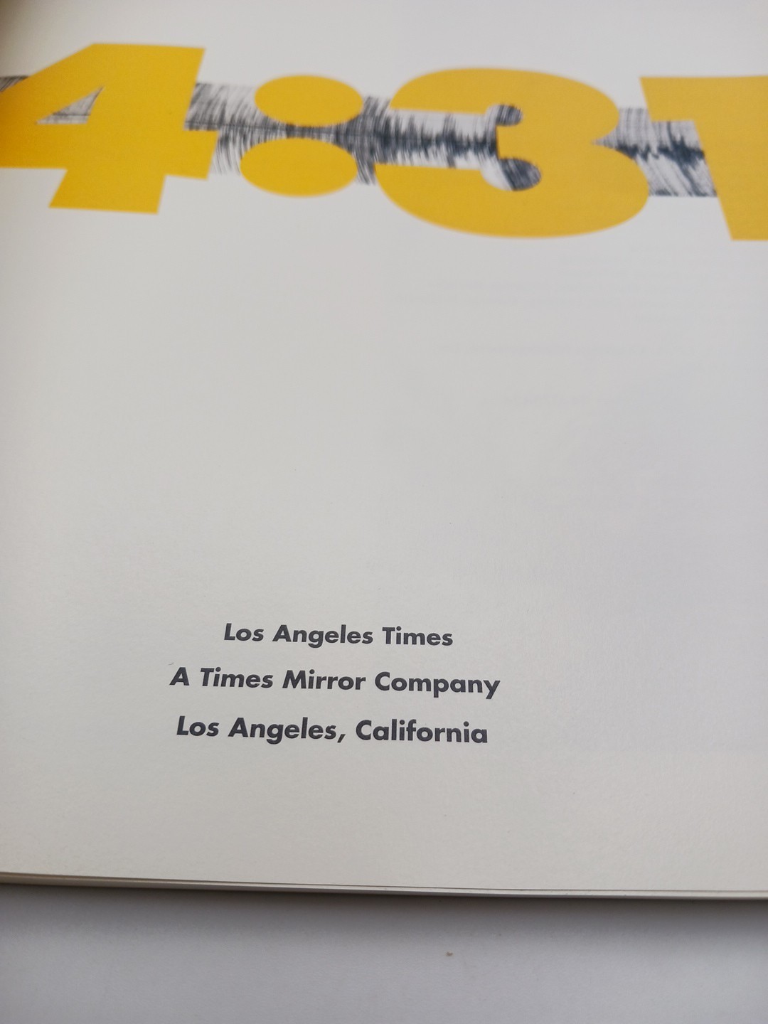 Vintage Images Of The 1994 Los Angeles Earthquake LA Times Photo Book 1st Ed PB