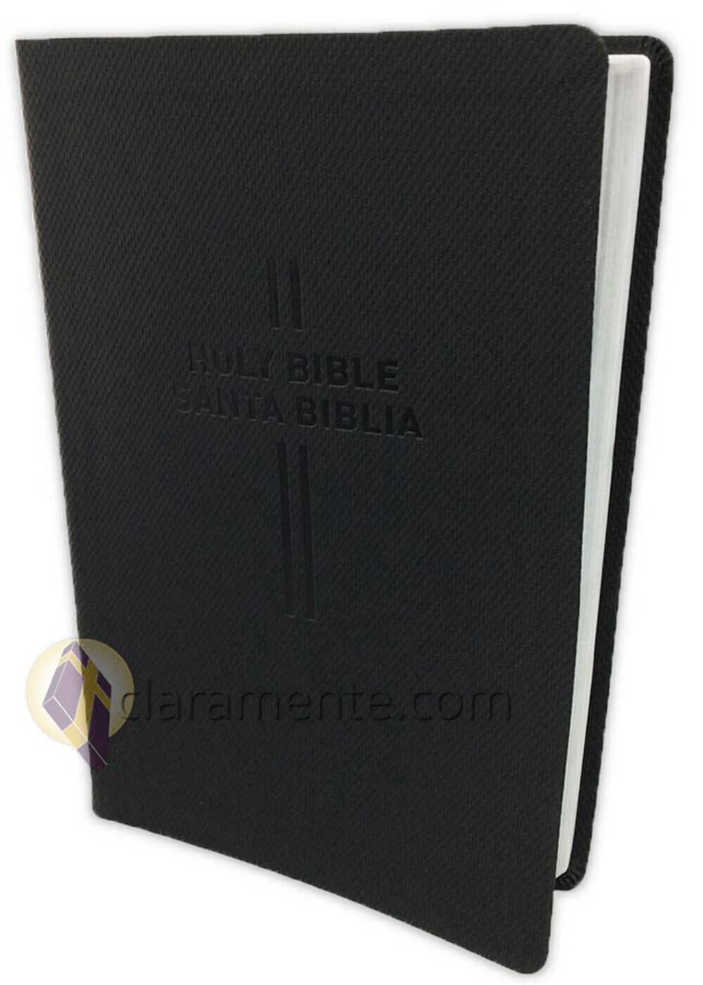Biblia Bilingüe Nueva Traducción Viviente NTV Bilingual Bible NLT negro