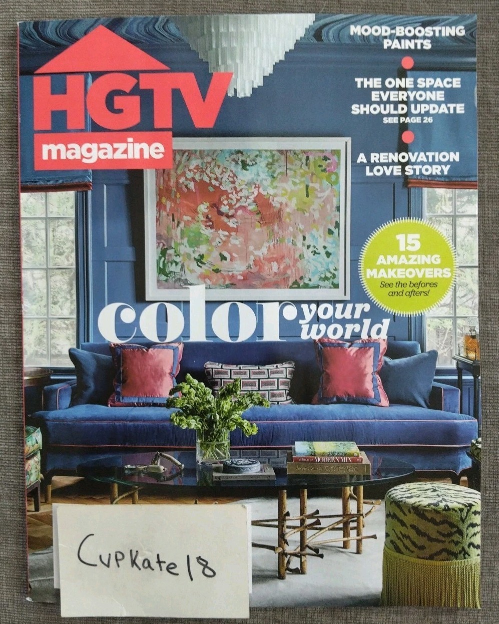 HGTV Magazine Sep Oct September October 2025 Color Your World Makeover NEW Label