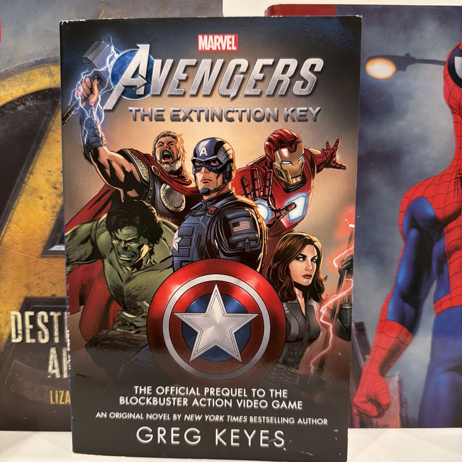Lot Of 3 YA Books Super Heroes Avengers Spider-Man Young Adult