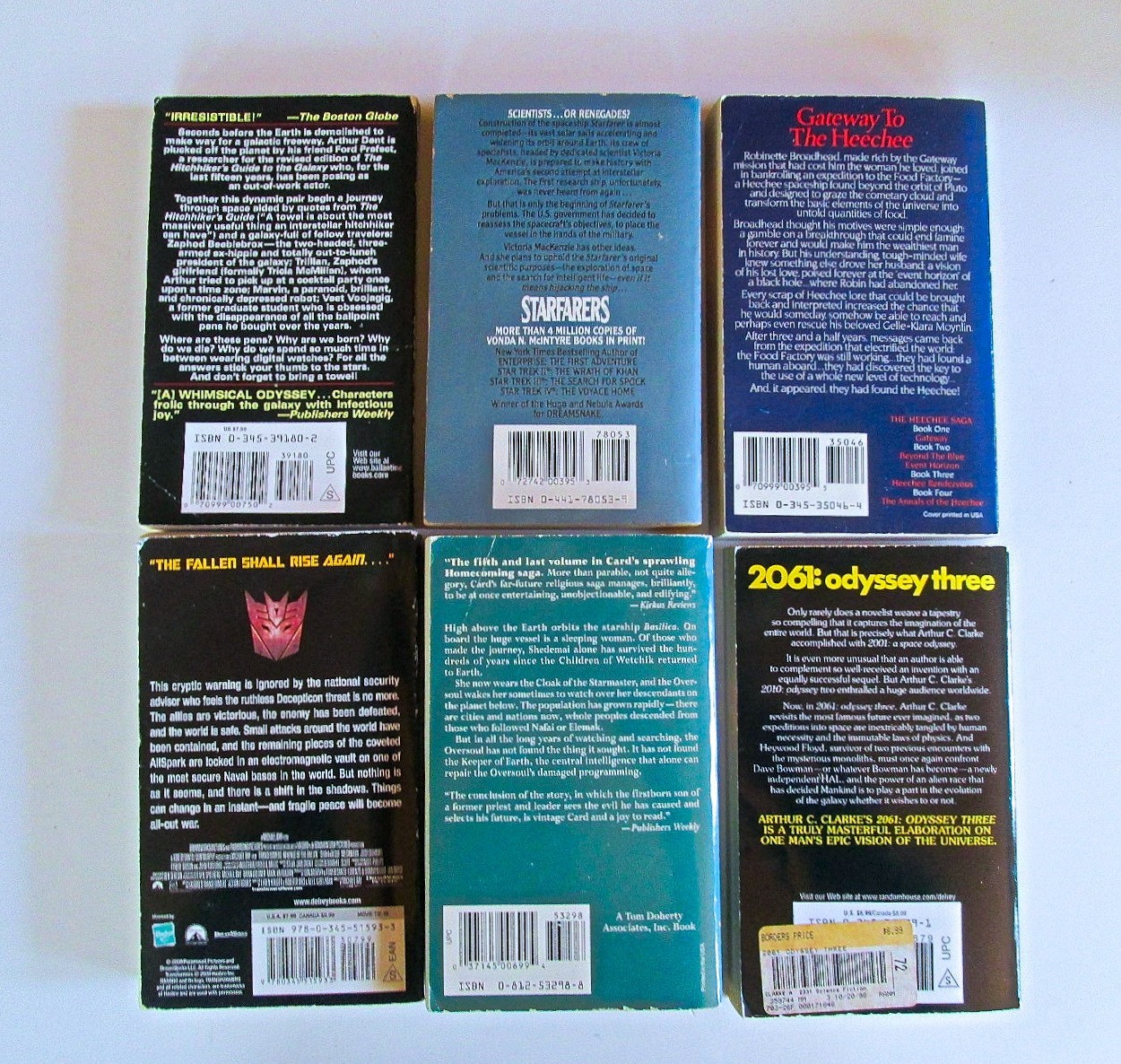 Lot of 13 Science Fiction Paperback Novels, Heinlein Pohl Card Chalker and Other