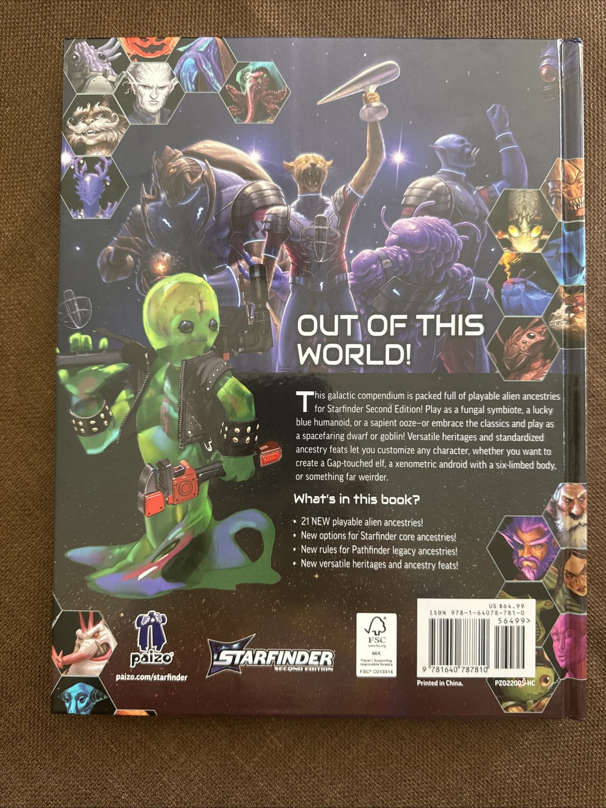Starfinder Galactic Ancestries (S2) (Hardback)