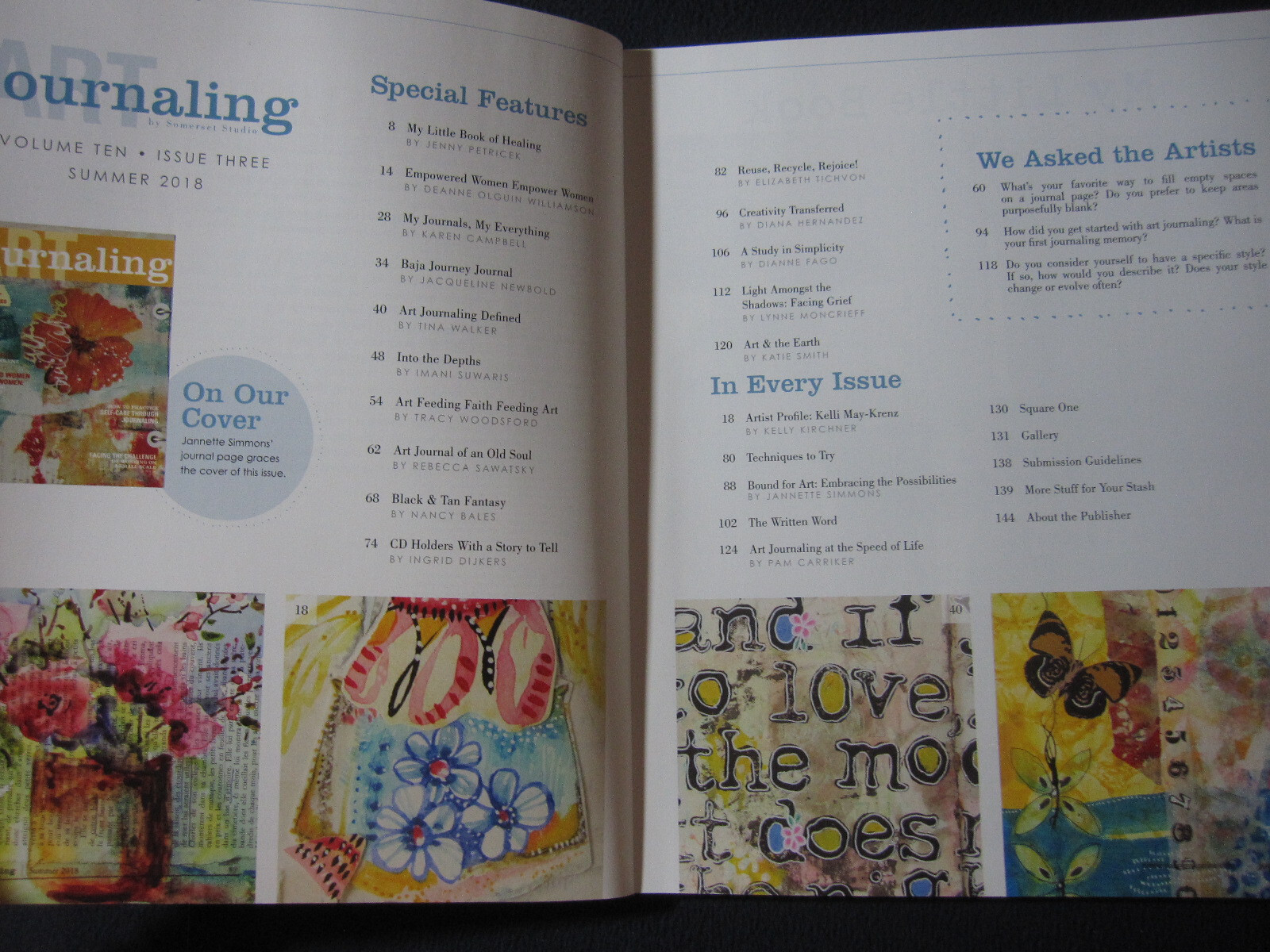 Art Journaling Magazine July/August/September 2018 [Single Issue Magazine]