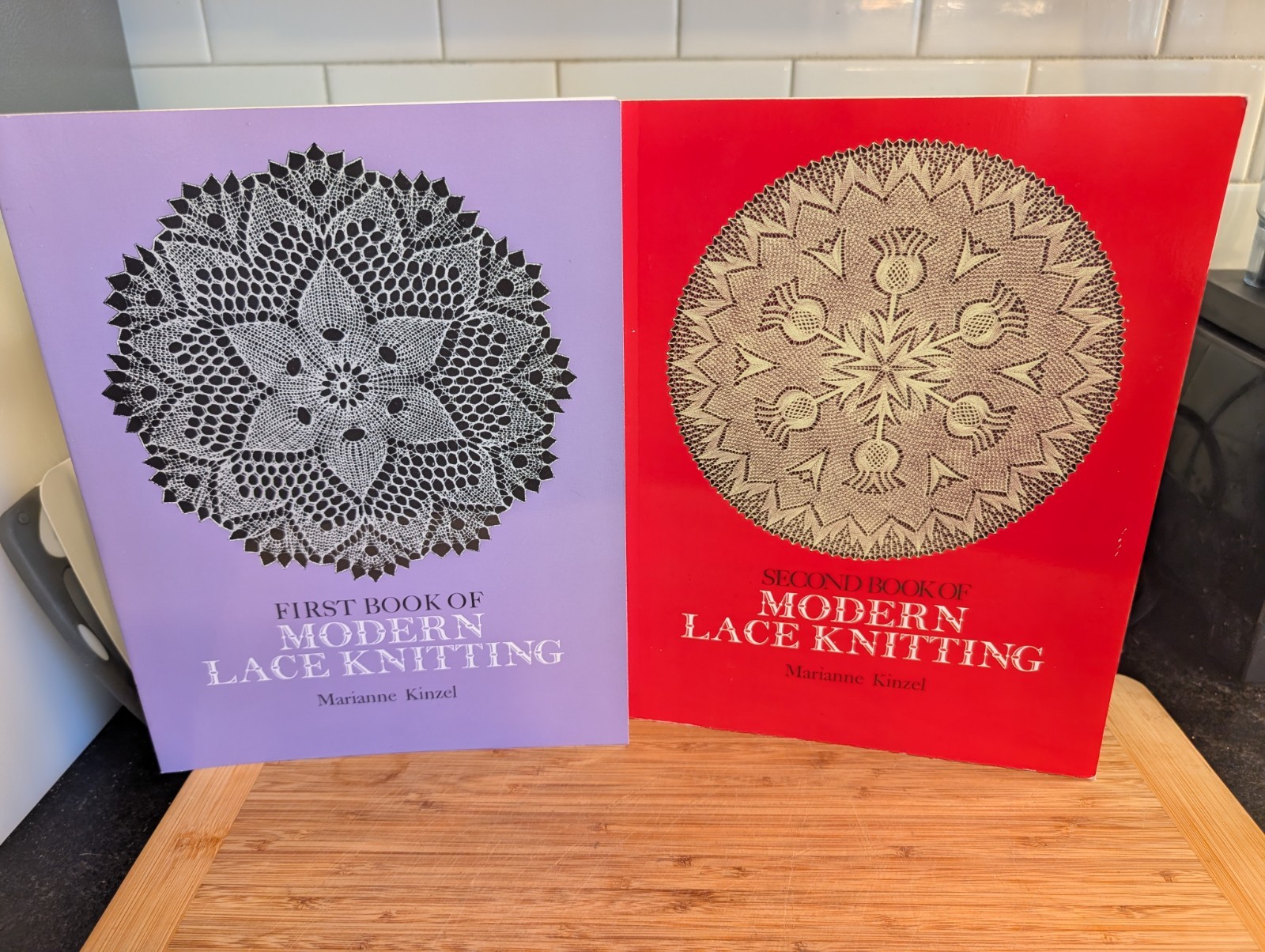 Marianne Kinzel Modern Lace Knitting Books Lot 1 & 2 Dover Paperback