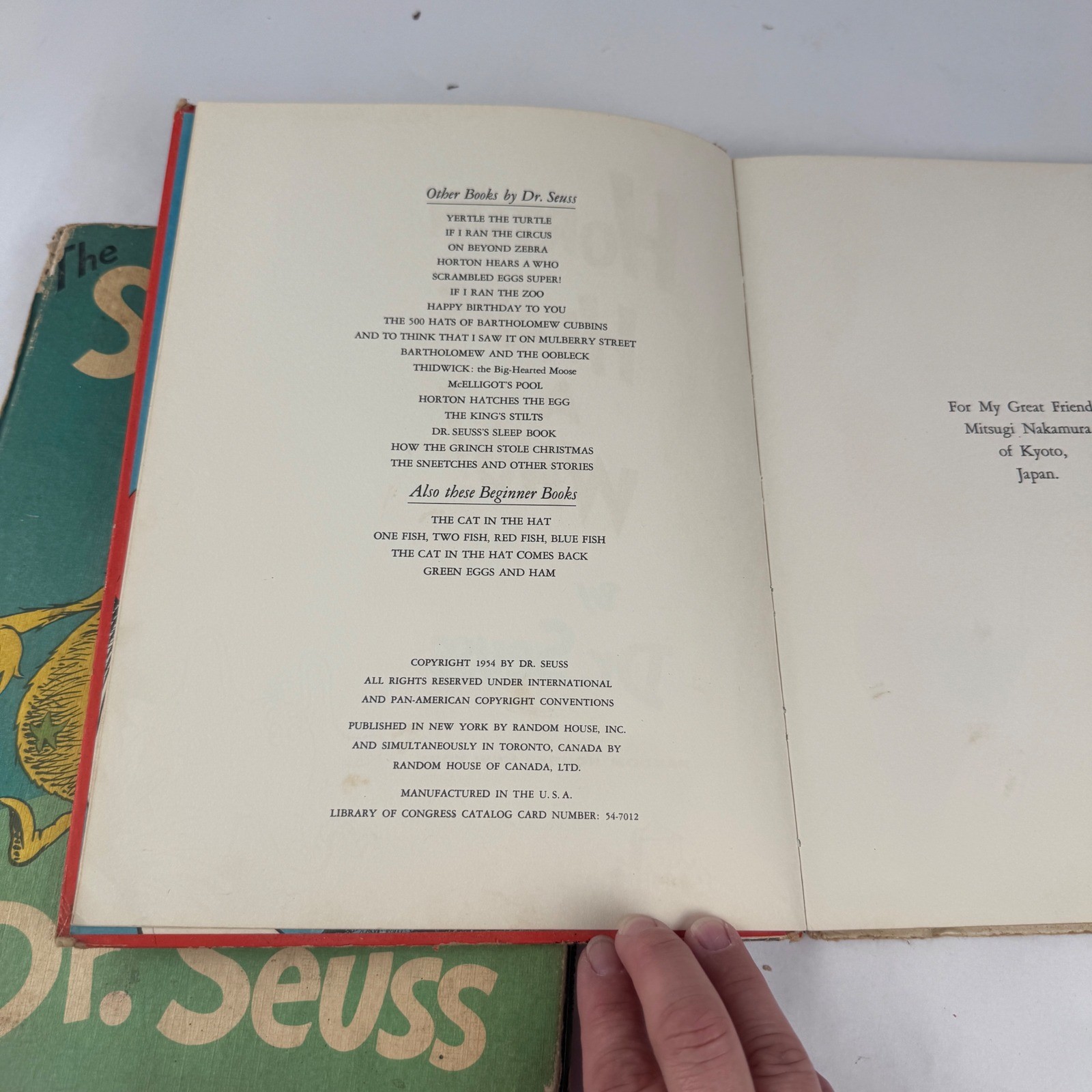 Vintage Dr Seuss Books Lot of 11 Hardback Sneetches Horton Hears a Who