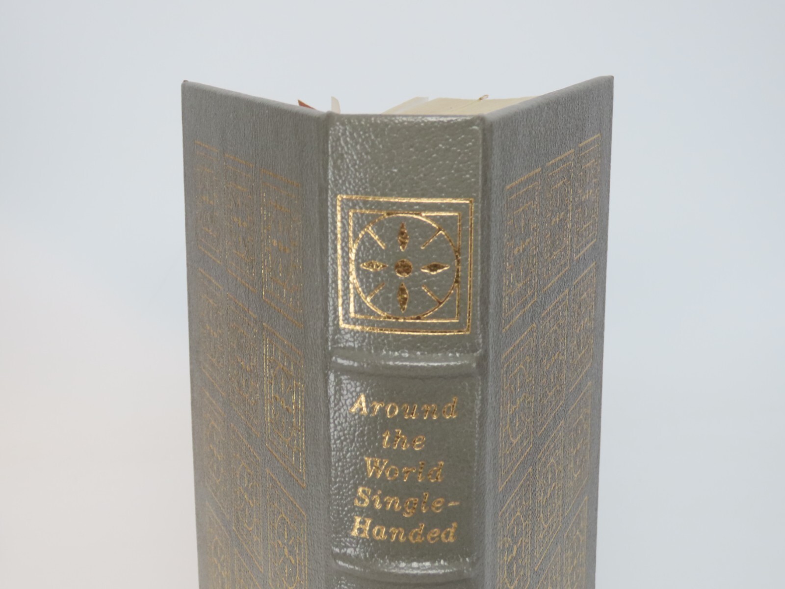 The Easton Press Around the World Single Handed by Pidgeon Leather Bound