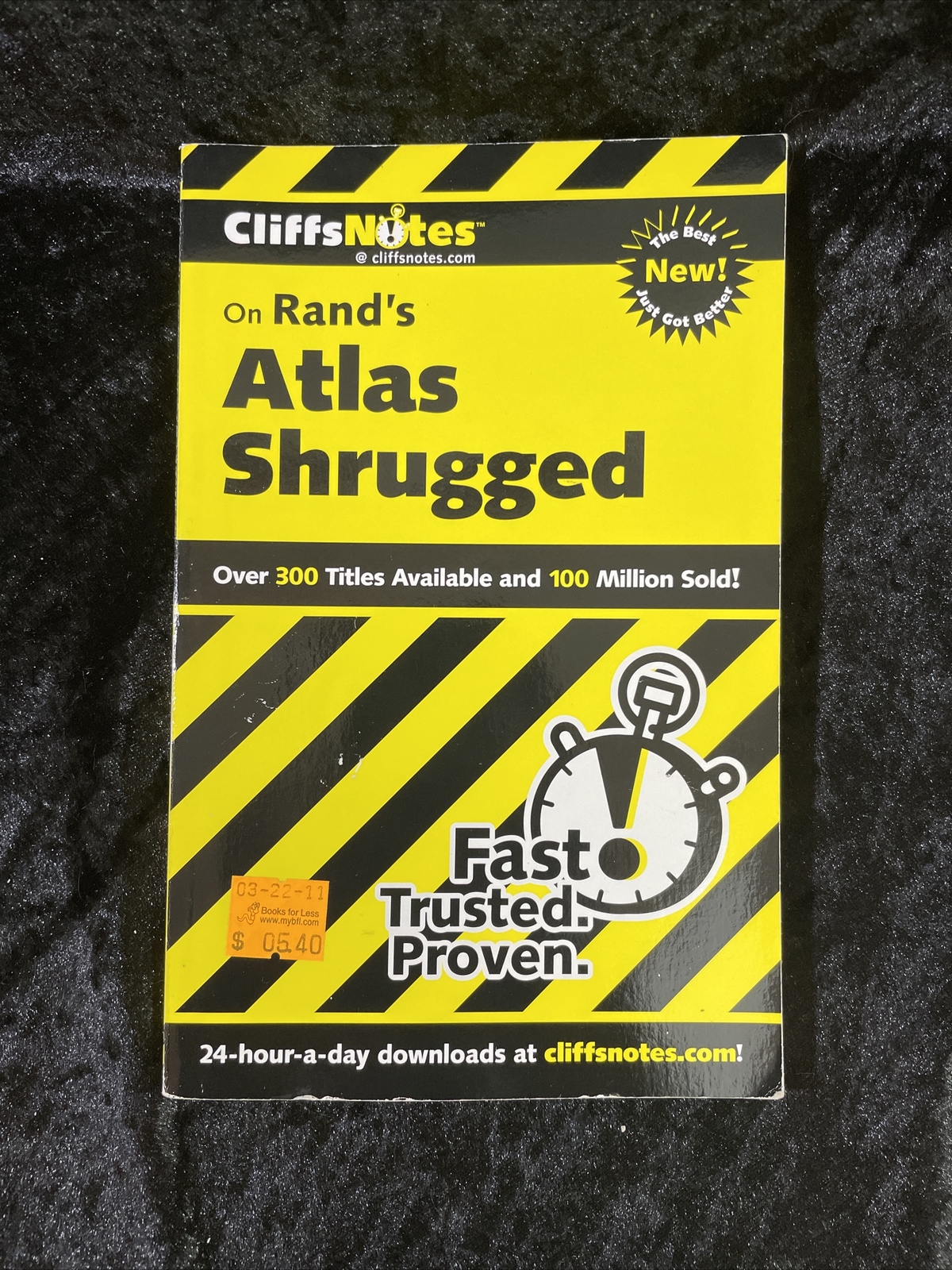 CliffsNotes – Select from several titles – volume discount – Atlas Shrugged &