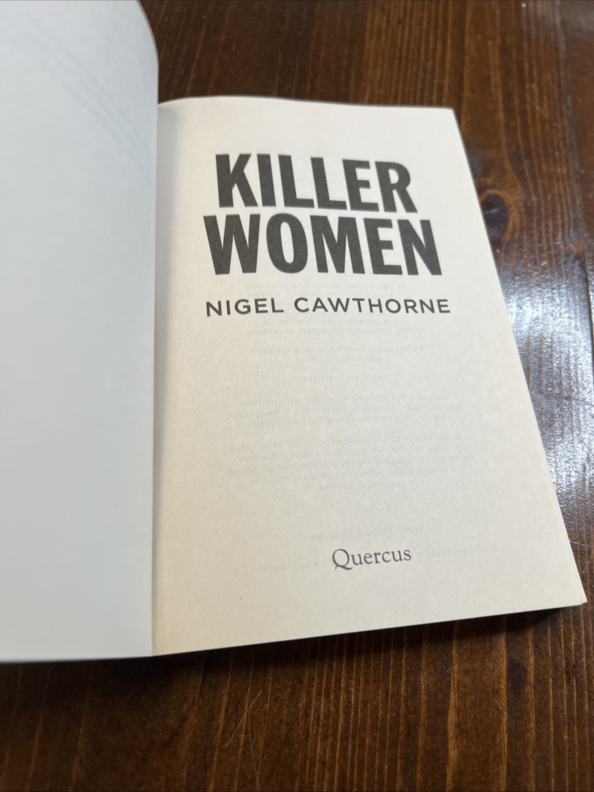 Killer Women: Chilling, Dark and Gripping True Crime Stor… by Cawthorne, Nigel