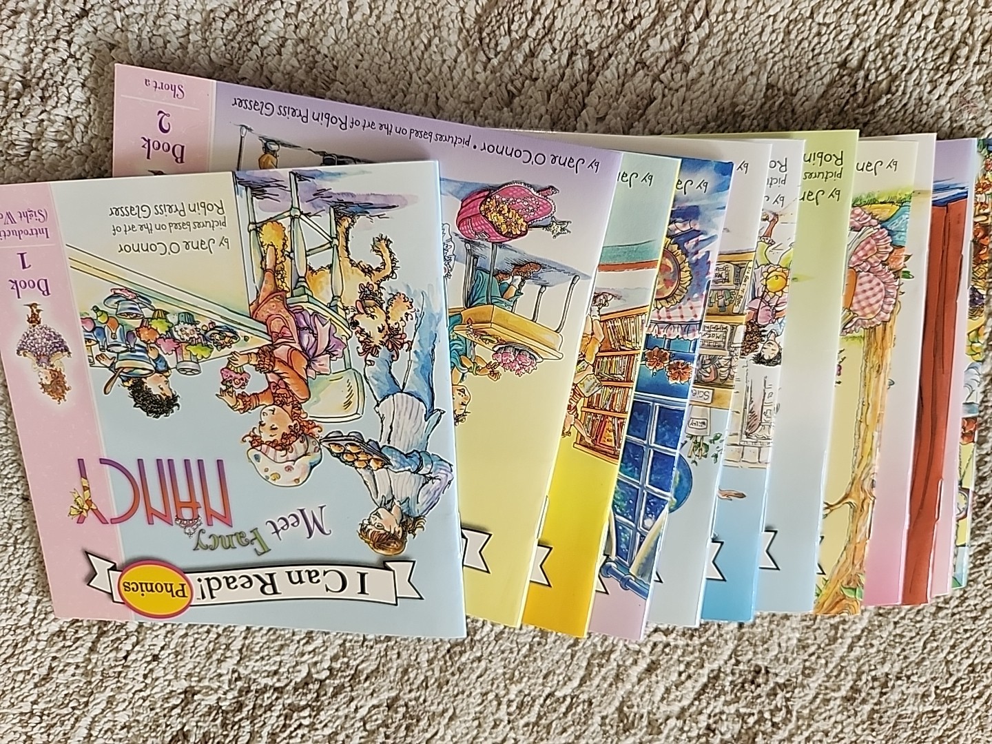 *I CAN READ PHONICS* Fancy Nancy Fantastic Phonics 12 Book Set/Homeschool Kids