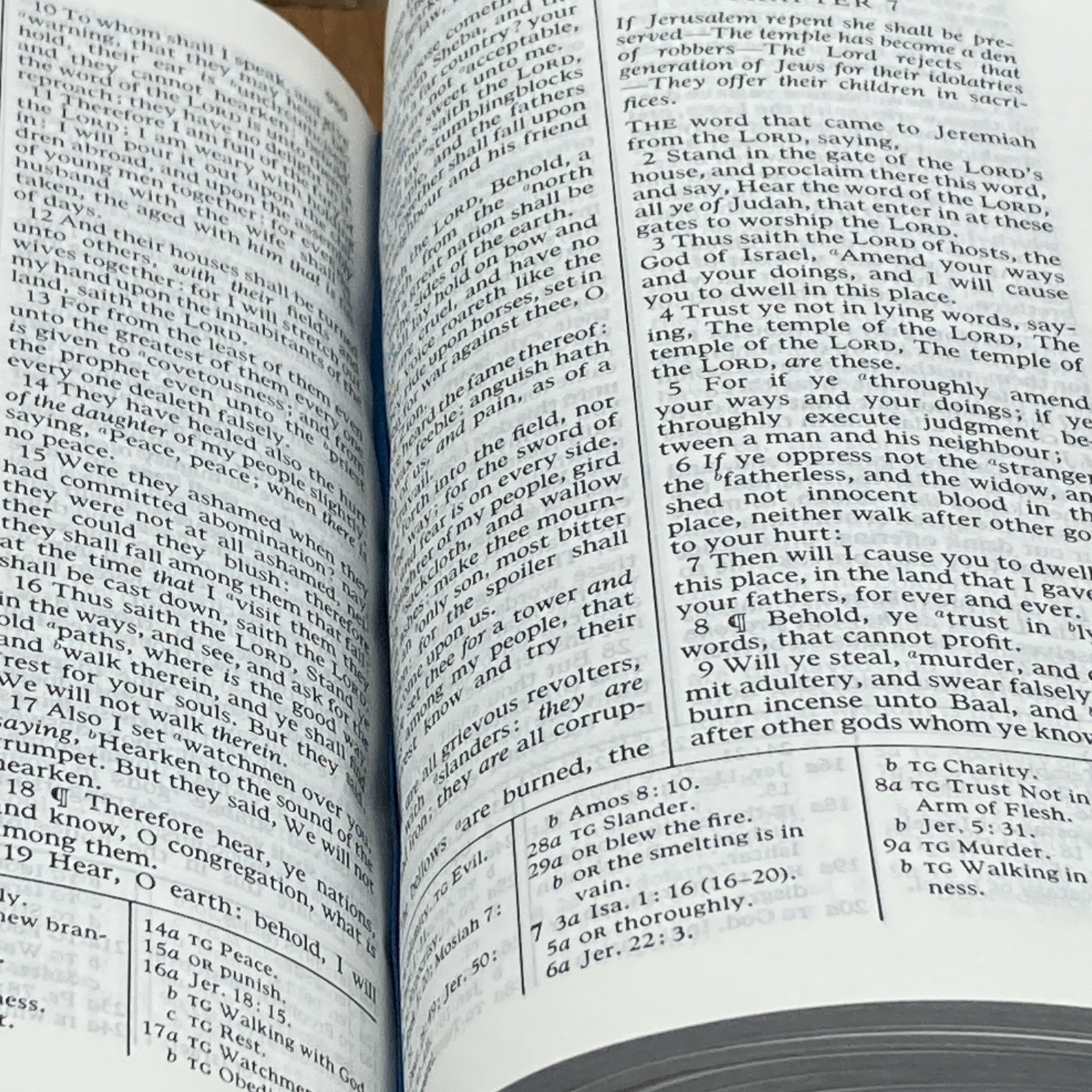 LDS Quad Combination Scriptures Bible Book of Mormon D&C Blue Simulated Leather