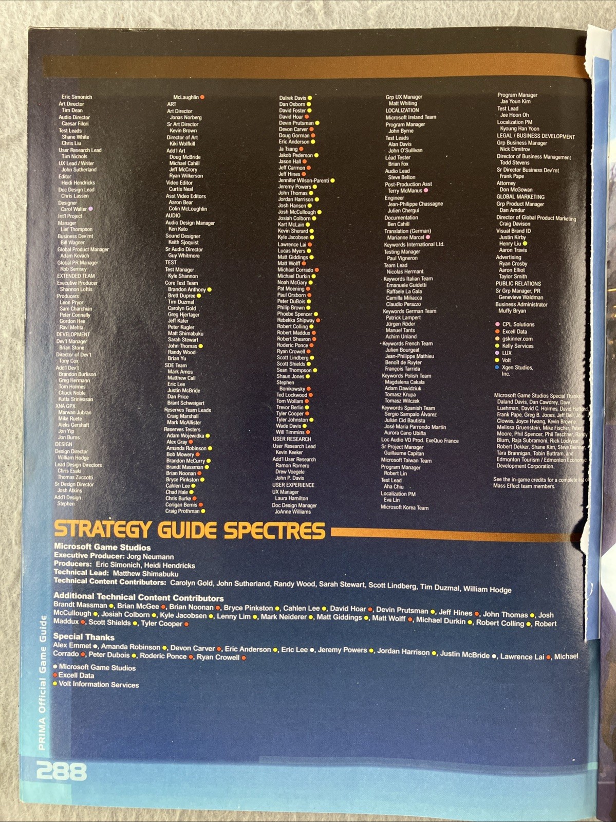 Mass Effect Prima Strategy Guide With Poster Good Condition