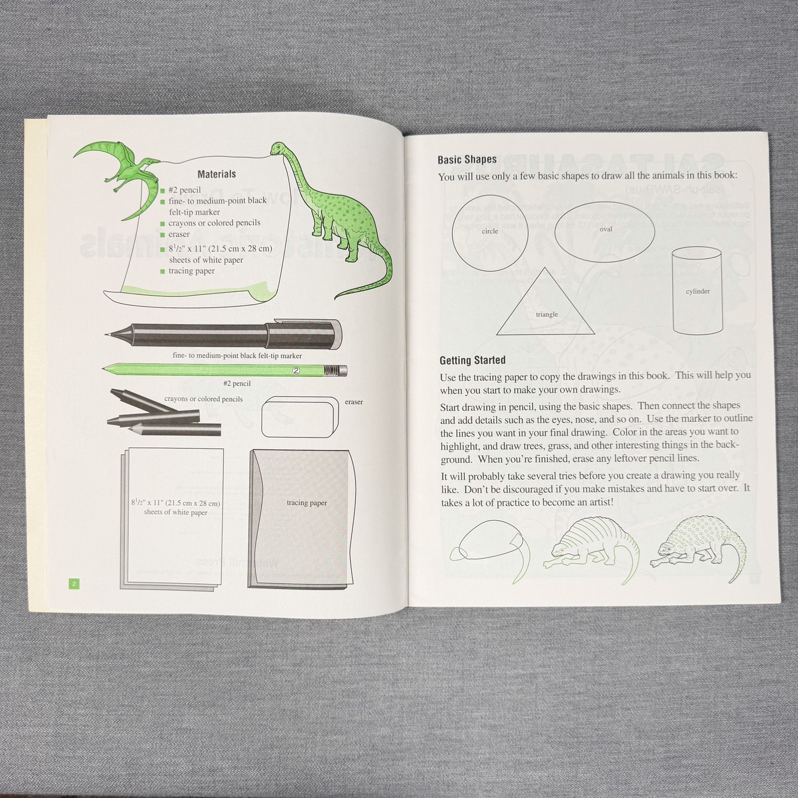 How to Draw Prehistoric Animals: Tyrannosaurus Rex, Velociraptor, Triceratops…