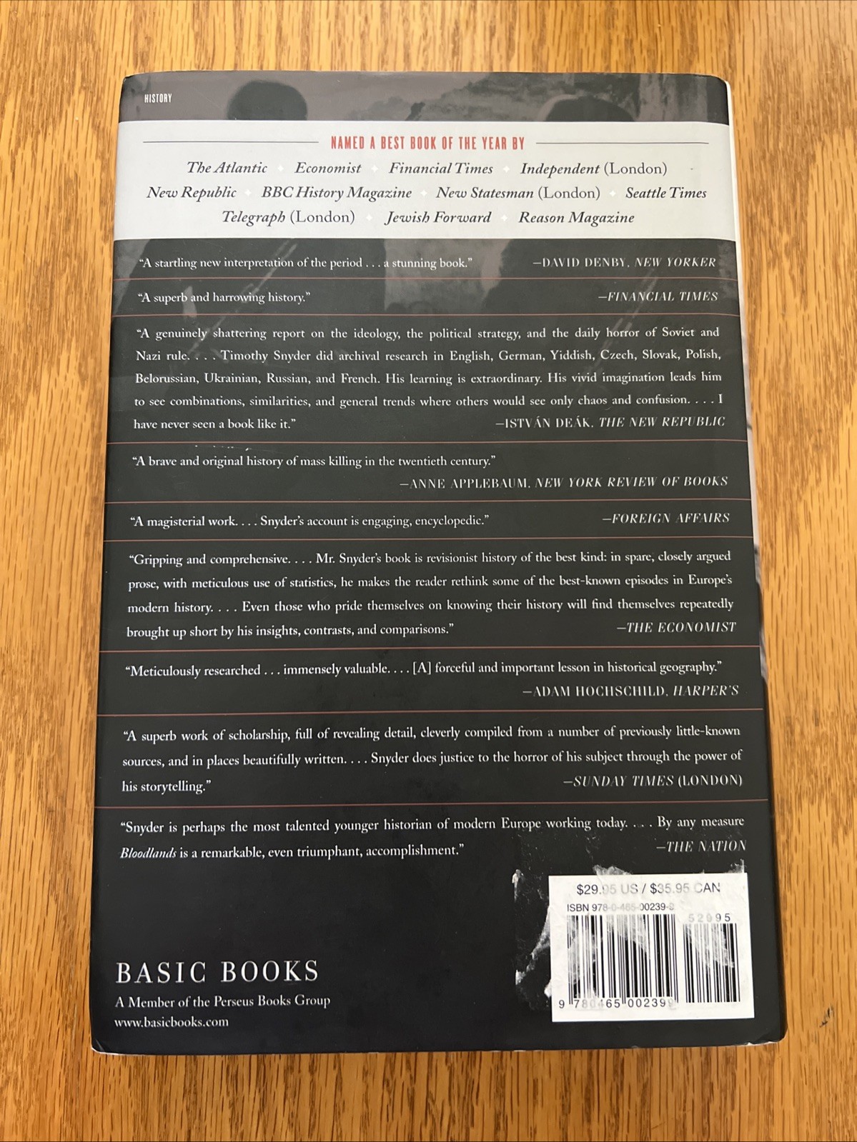 Bloodlands : Europe Between Hitler and Stalin Timothy Snyder (2010, Hardcover)
