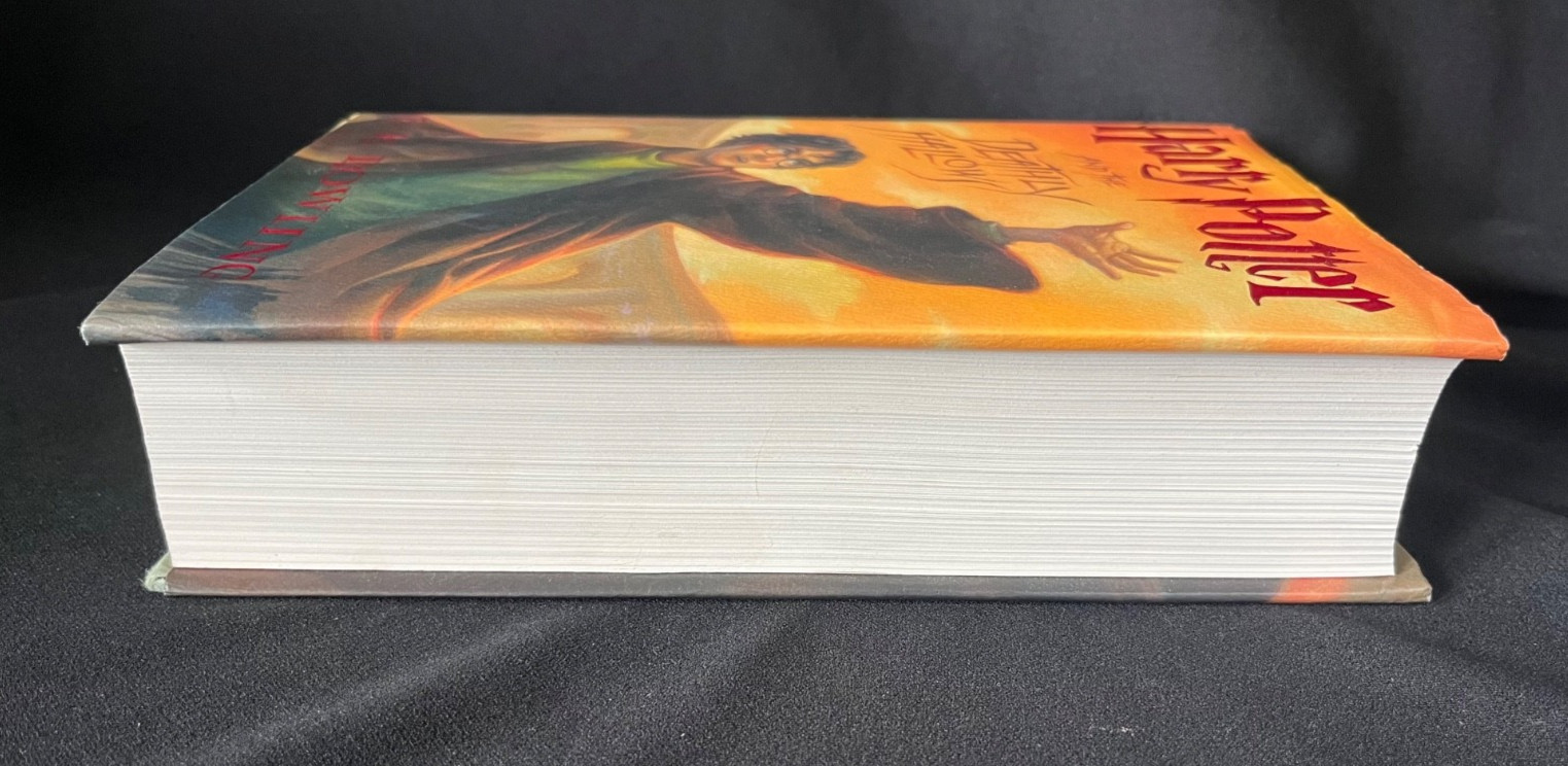 RARE HARRY POTTER and the Deathly Hallows 2007 1st Edition (ERROR) 759 End Page