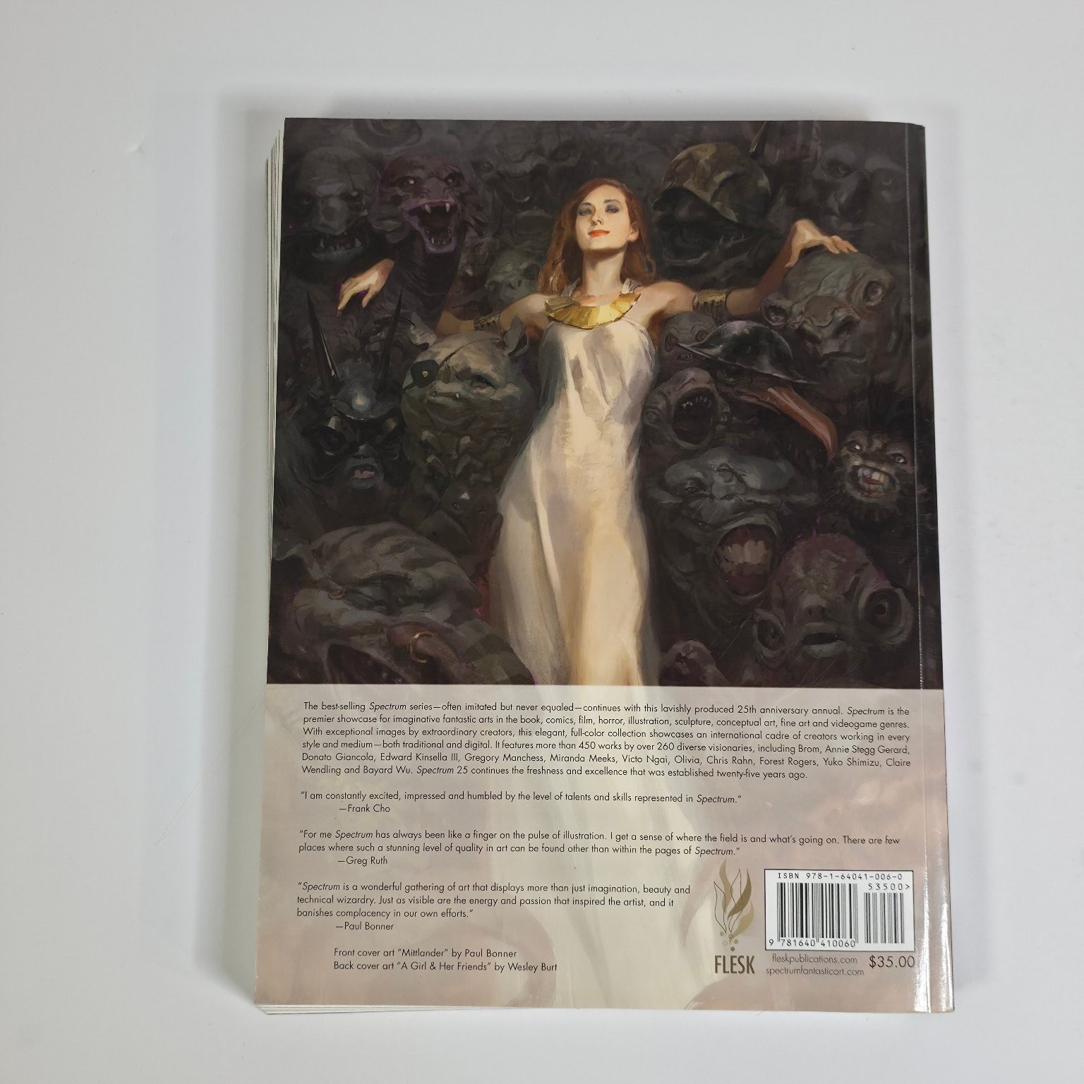 Spectrum 25 John Fleskes 2018 Illustrated Contemporary Fantastic Art Book Flesk