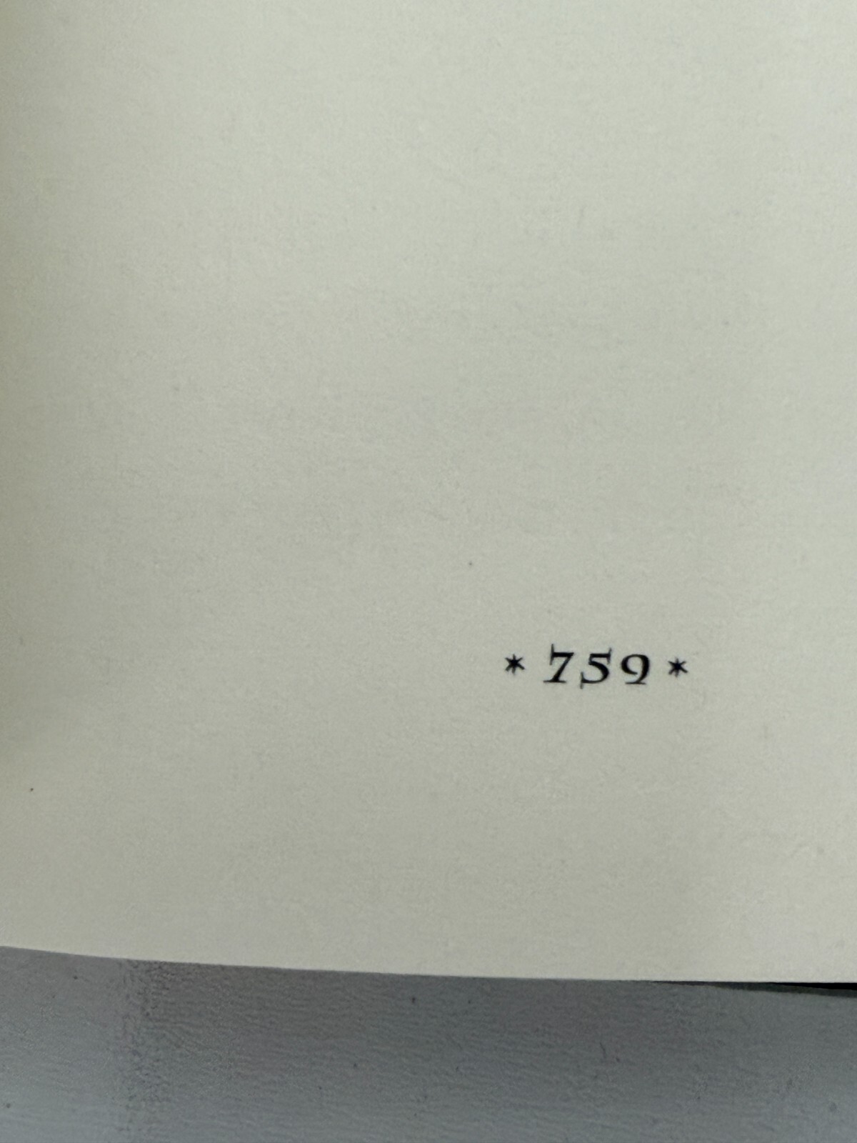 Harry Potter and The Deathly Hallows First Edition First Print 759 Page Error
