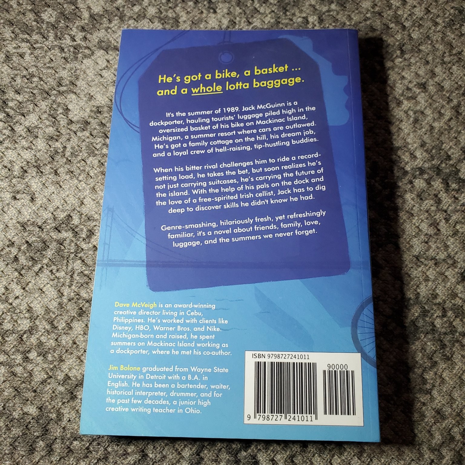 The Dock Porter Dave McVeigh Bolone 2019 Mackinac Island Novel Trade Paperback