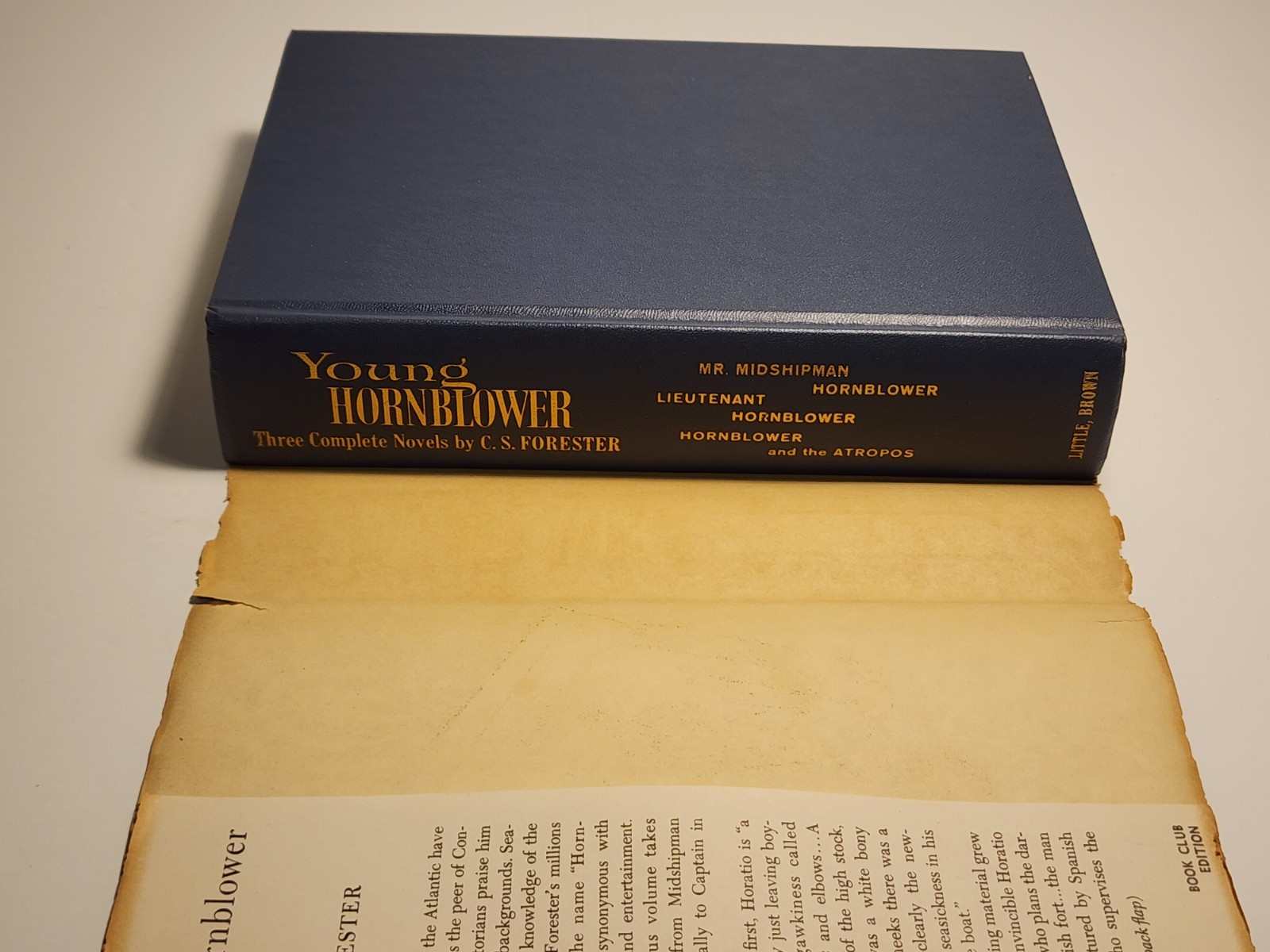 Young Hornblower (Midshipman, Lieutenant, Atropos) – C.S. Forester, 1972 hc, BCE