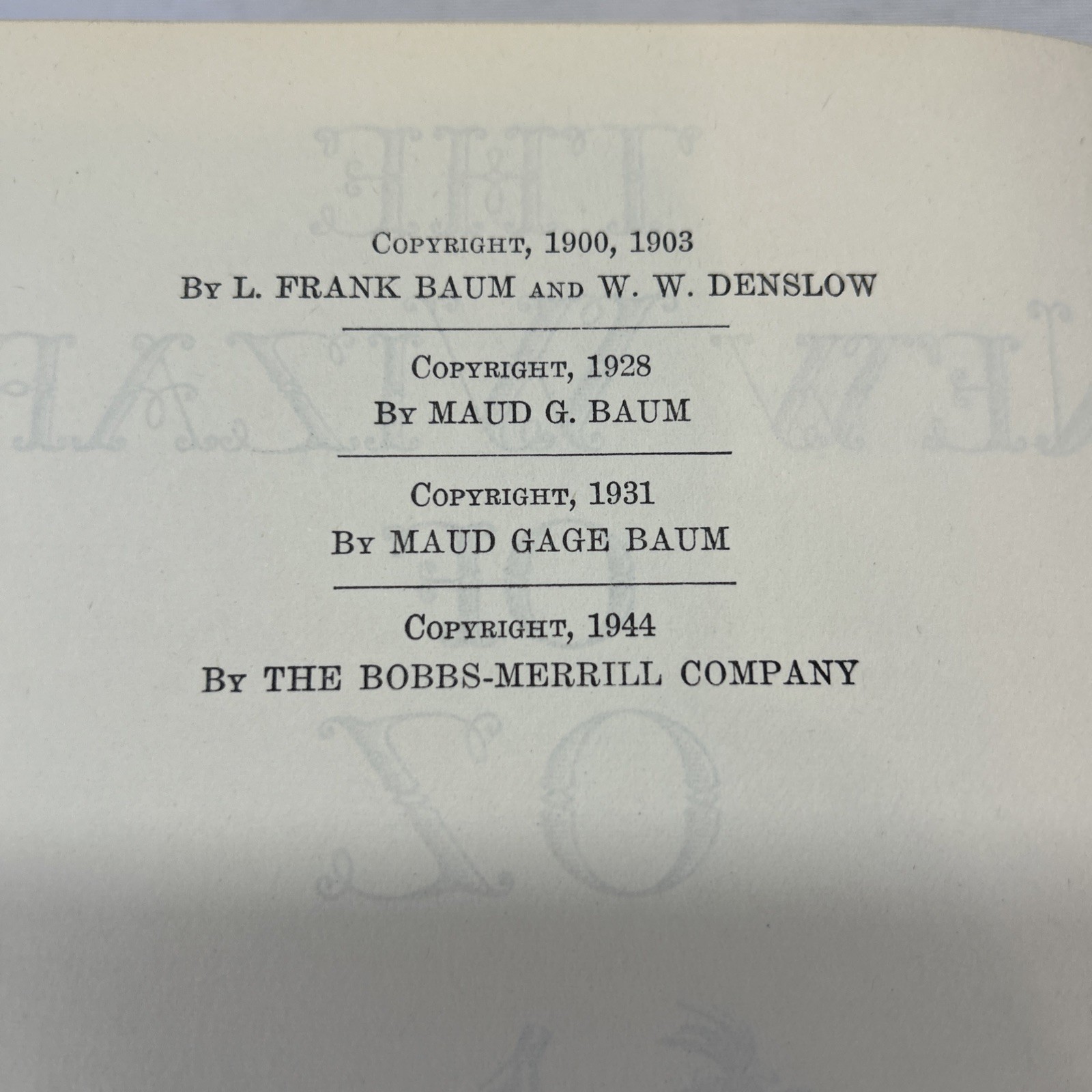 Oz Stories by L Frank Baum Lot of 5 Early Editions HC