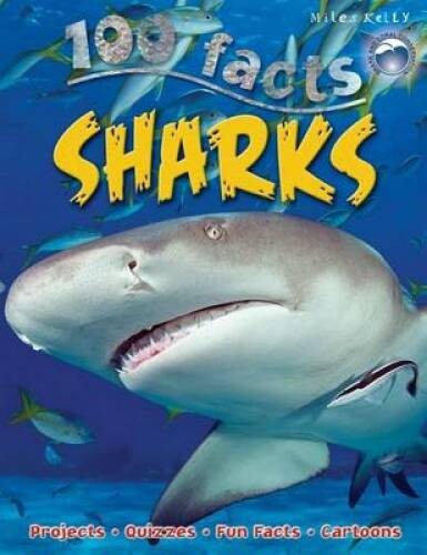 100 facts Sharks – Paperback By Steve Parkwest – GOOD