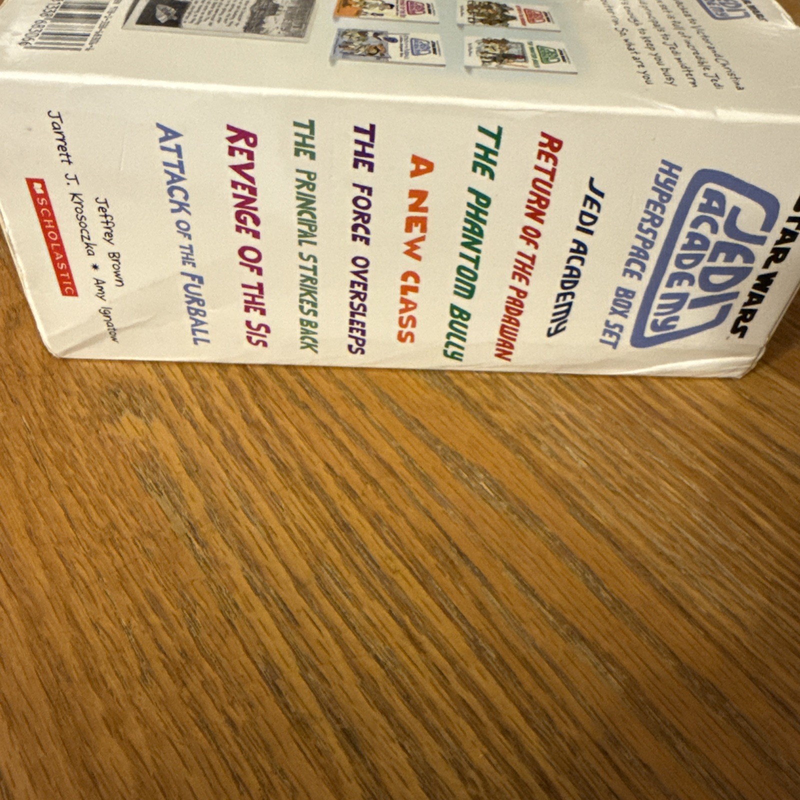 Star Wars Jedi Academy Hyperspace 8 Book Set, box and Lot 8 Books Scholastic