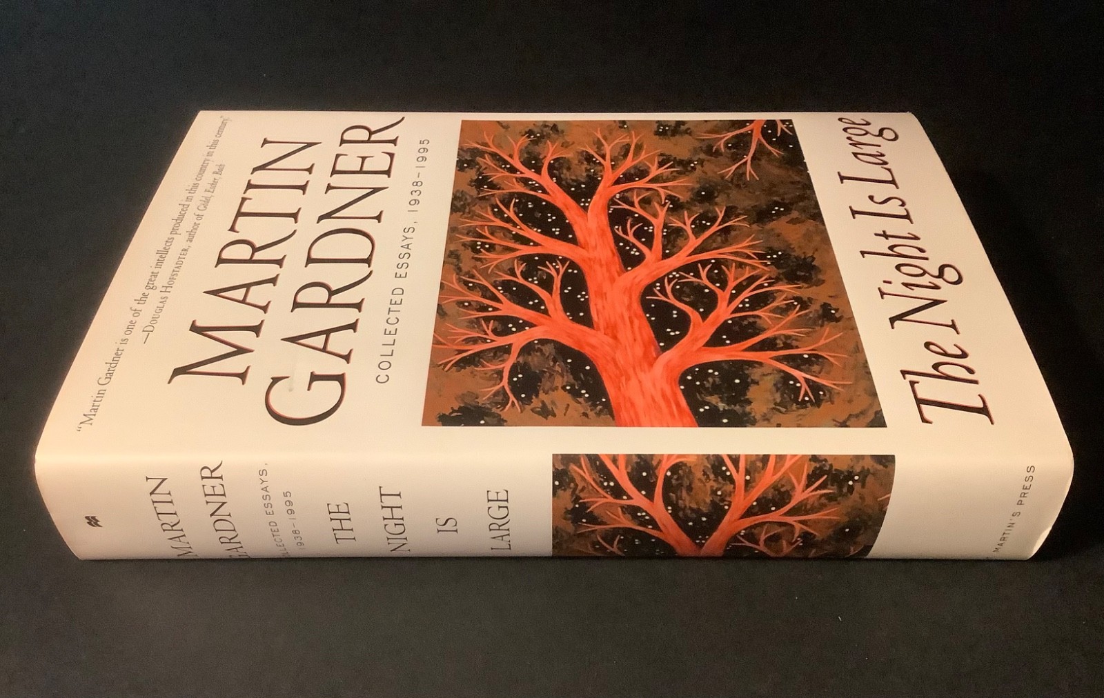 THE NIGHT IS LARGE: MARTIN GARDNER Collected Essays 1938-1995 1st Ed. 1996 HC/DJ