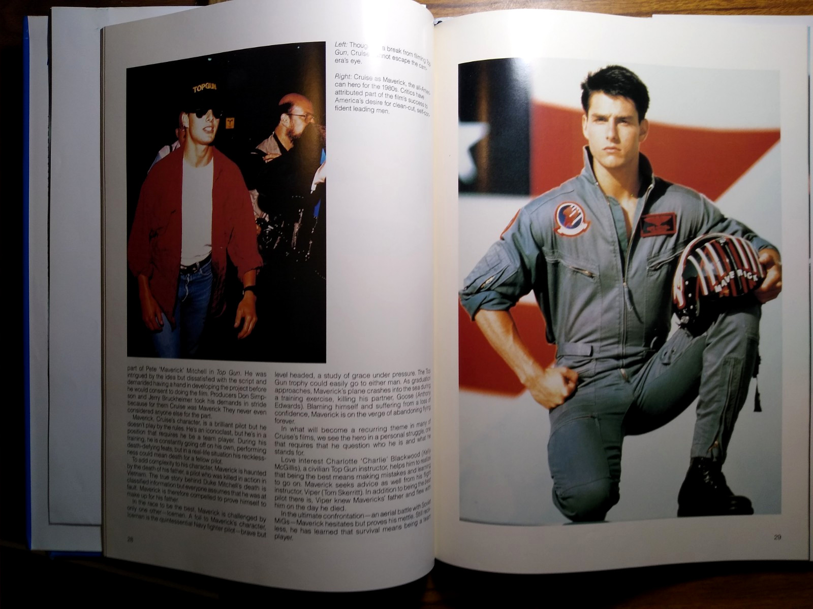TOM CRUISE | Illustrated Biography and Filmography Book With Poster VINTAGE