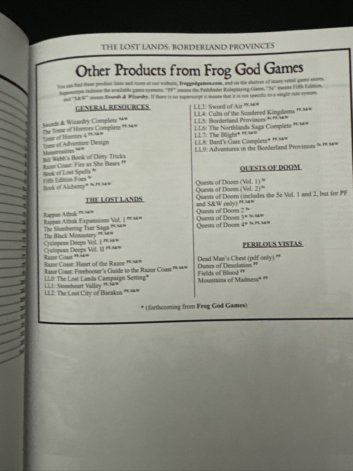 Borderlands Provinces 5E by Greg A. Vaughan, Matthew J. Finch and Bill Webb…