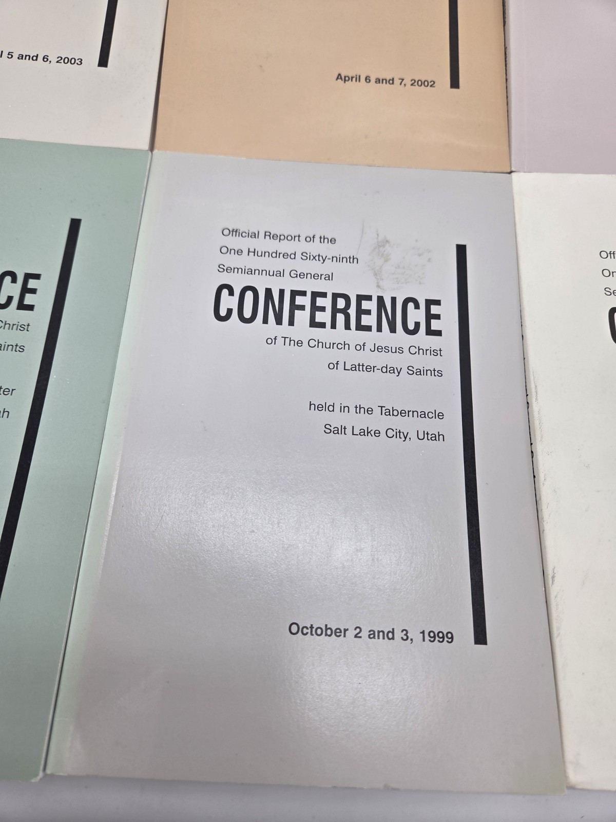 LDS Lot 6 Mormon Semi Annual General Conference Reports 1990’s 2000’s