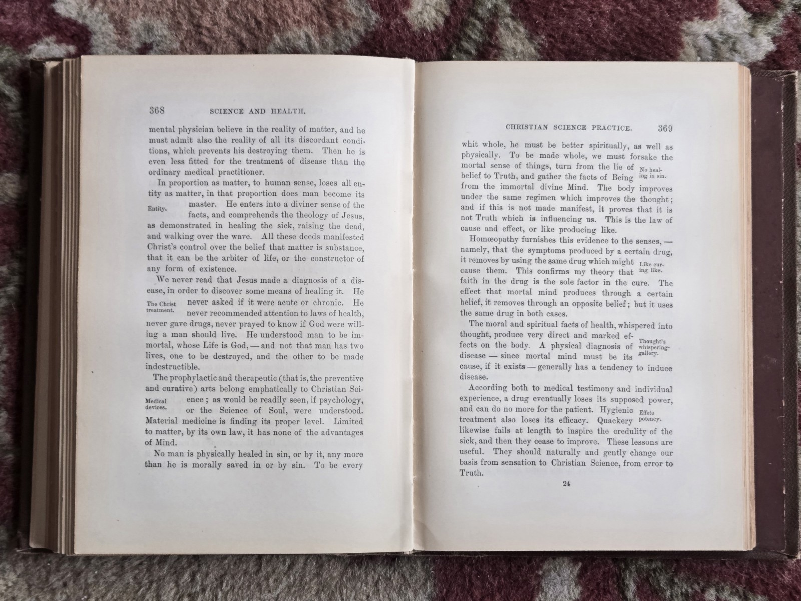 Science and Health With Key to the Scriptures Mary Baker Eddy 1891
