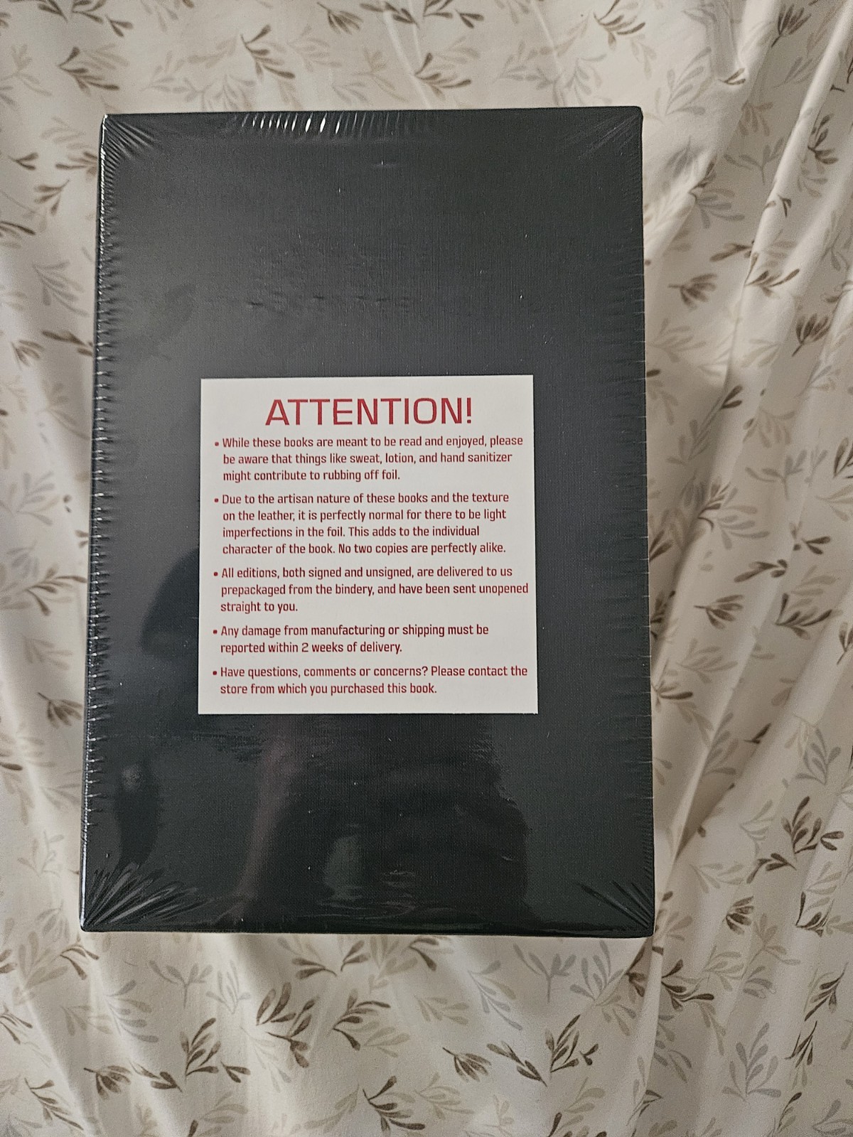 Words of Radiance Leatherbound Signed by Brandon Sanderson, Sealed, 1st Edition