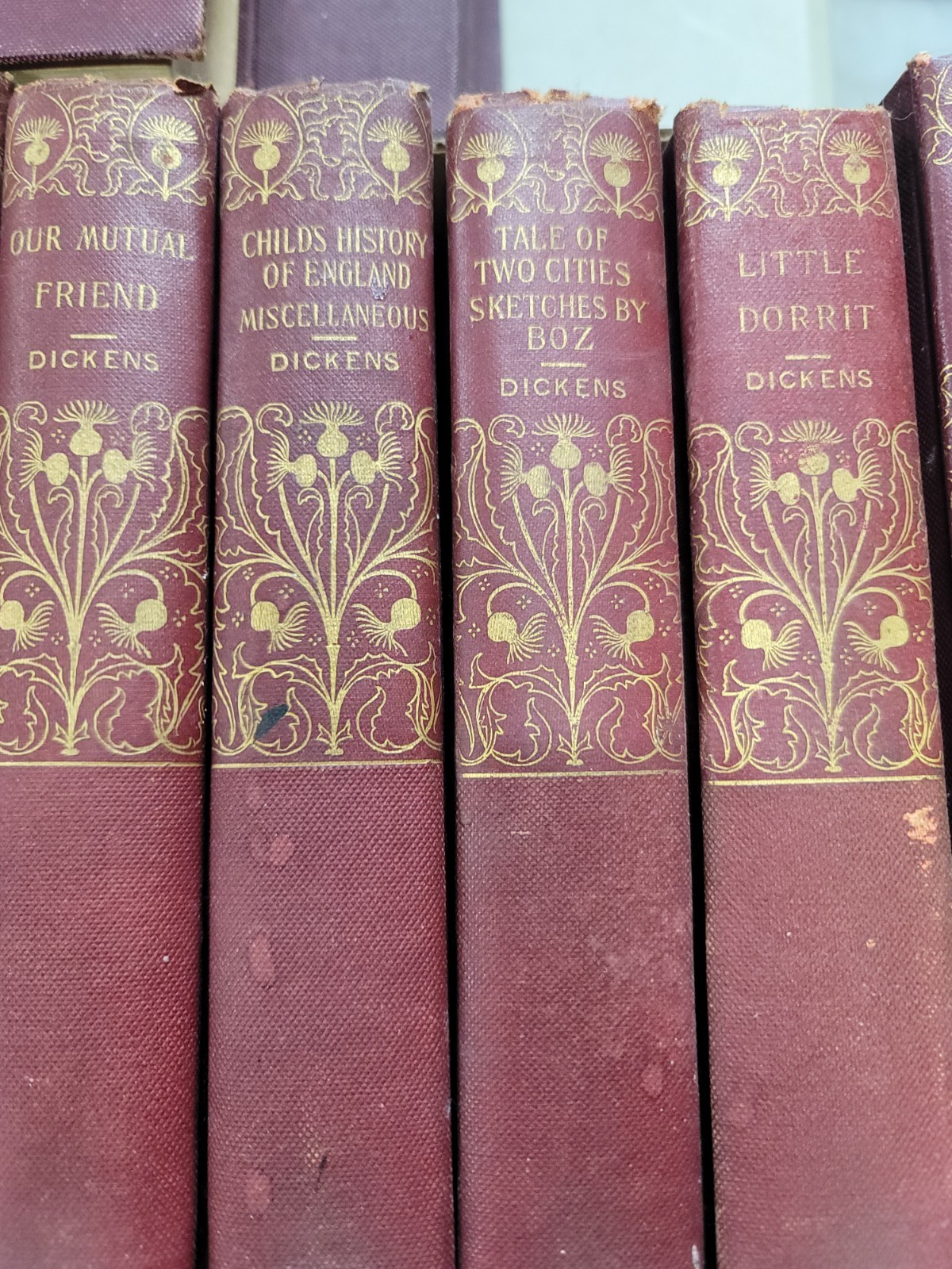 The Works of Charles Dickens 14/15 Volumes, 1902-1906, Club Edition Illustrated