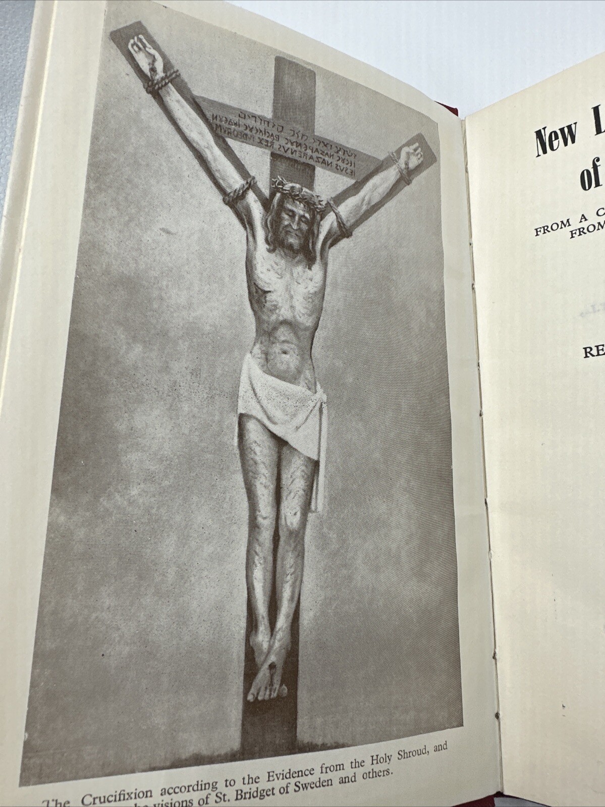 New Light On The Passion Rev P O Connell Hardcover 1961 Our Divine Lord 86 Pages