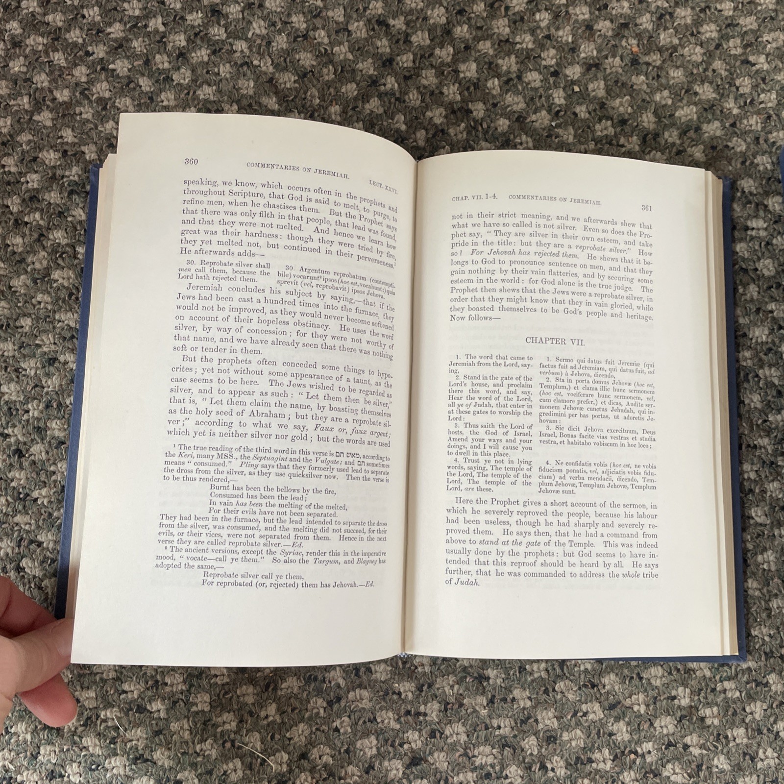 Calvin’s Commentary on Jeremiah 5 Volume Set Eerdmans 1950 Hardback