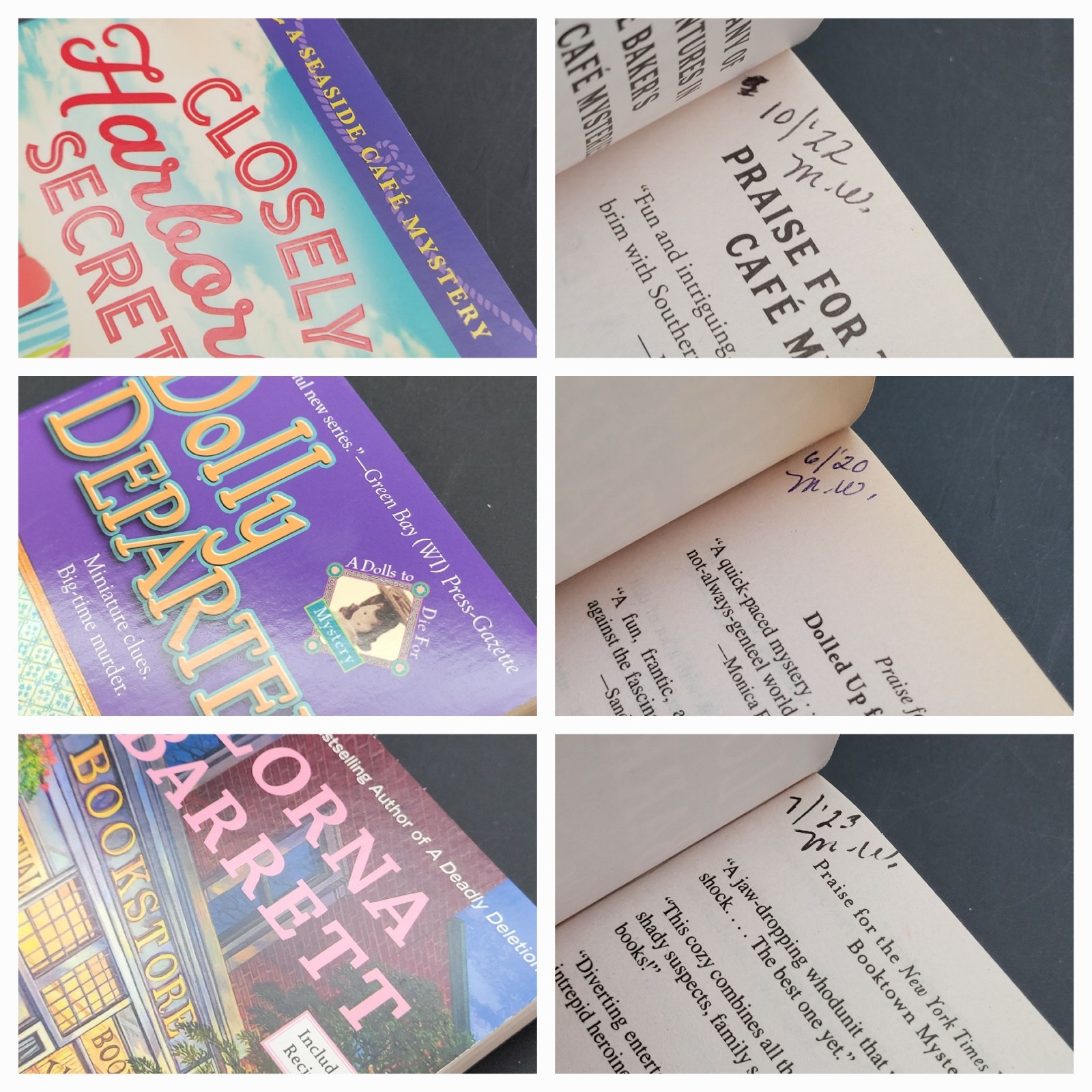 Lot Of 15 Cozy Murder Mystery Books Related to Shop Store Owners Various Titles